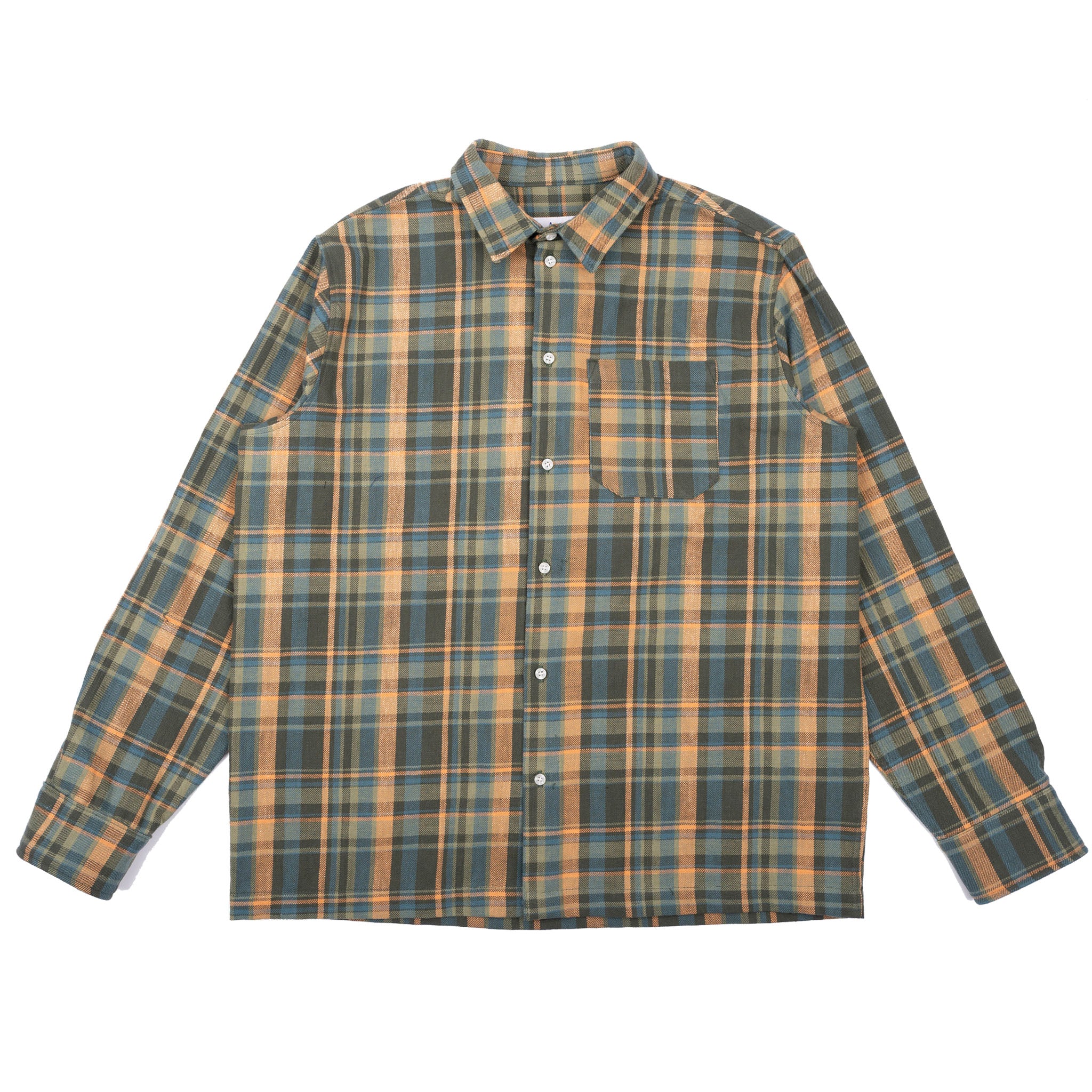 True Shirt - Slub Yarn Flannel - Green