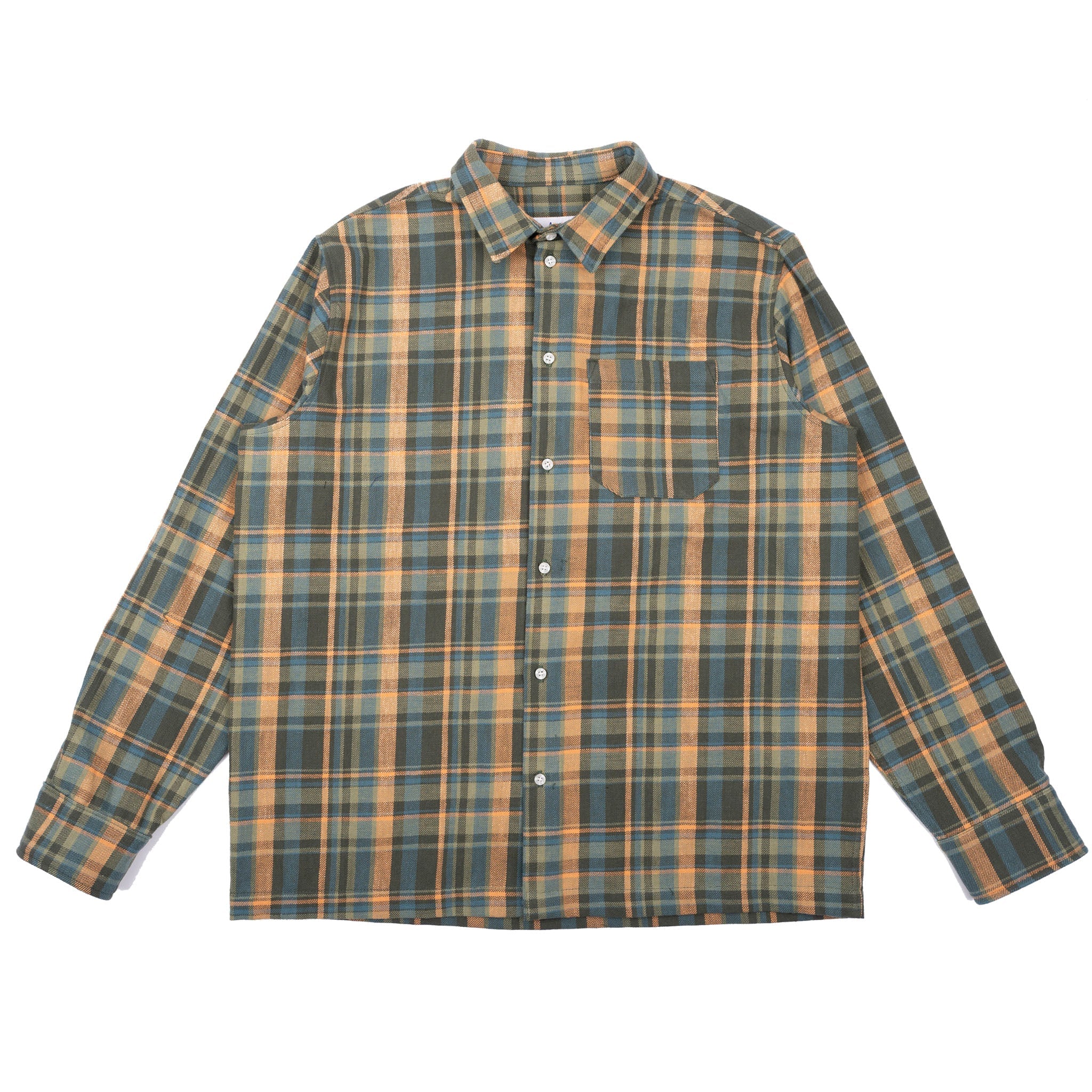 True Shirt - Slub Yarn Flannel - Green