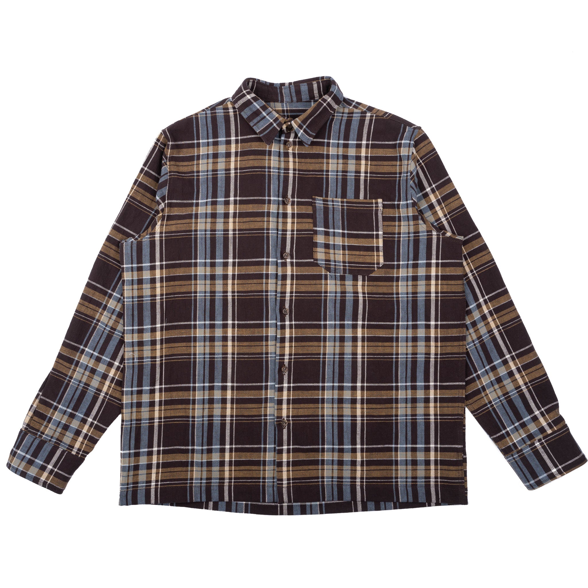 True Shirt - Slub Yarn Flannel - Navy
