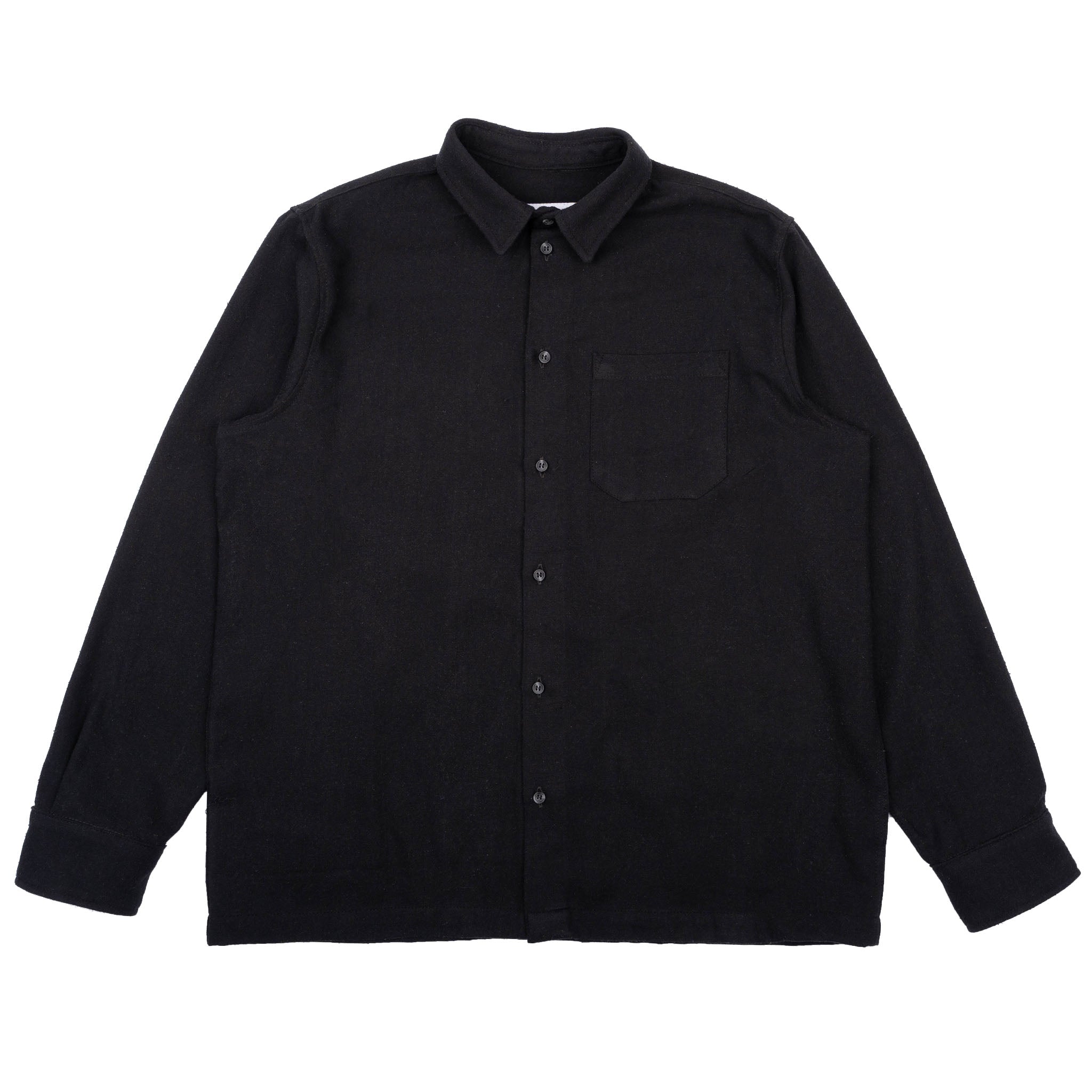 True Shirt - Silk Blend Twill - Black by Naked & Famous Denim