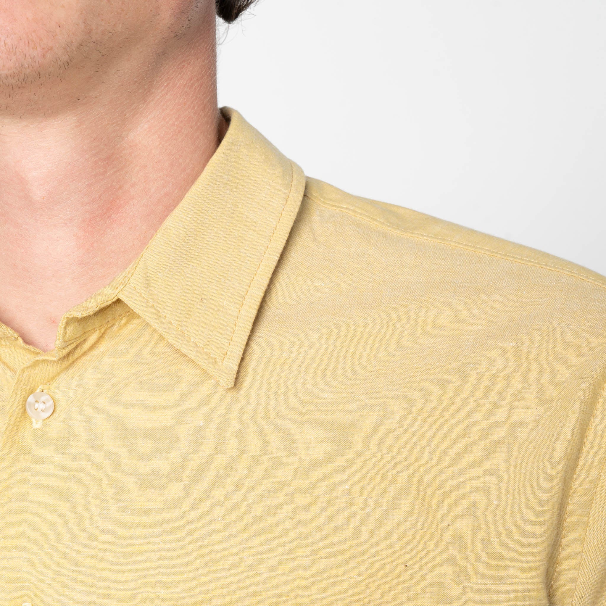 True Shirt - Selvedge Chambray - Yellow by Naked & Famous Denim
