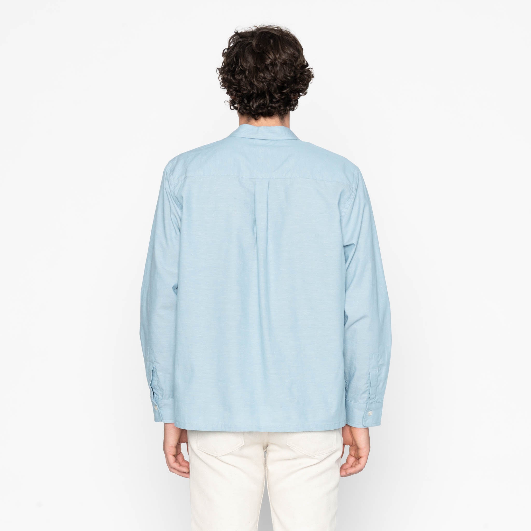 True Shirt - Selvedge Chambray - Pale Blue by Naked & Famous Denim