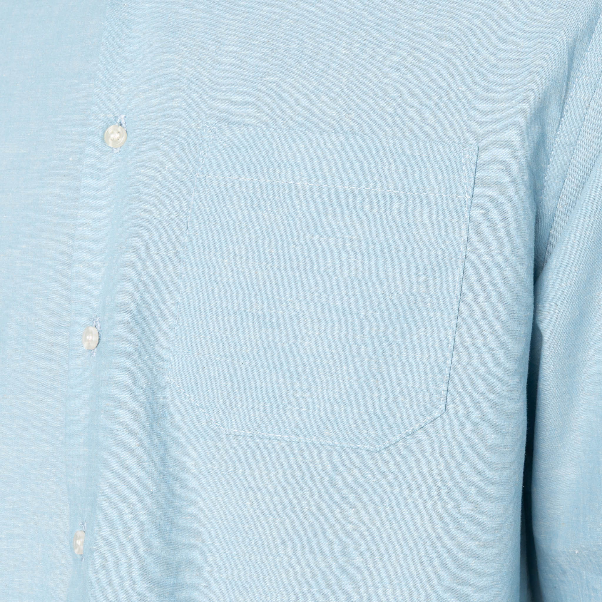 True Shirt - Selvedge Chambray - Pale Blue by Naked & Famous Denim
