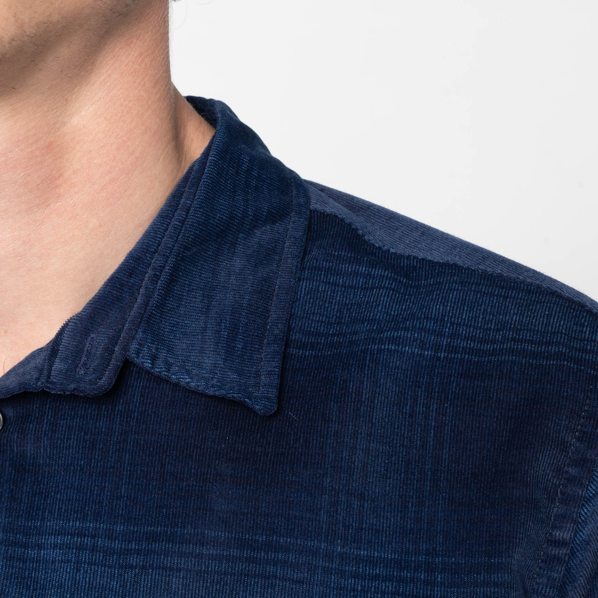 True Shirt - Indigo Corduroy - Indigo by Naked & Famous Denim