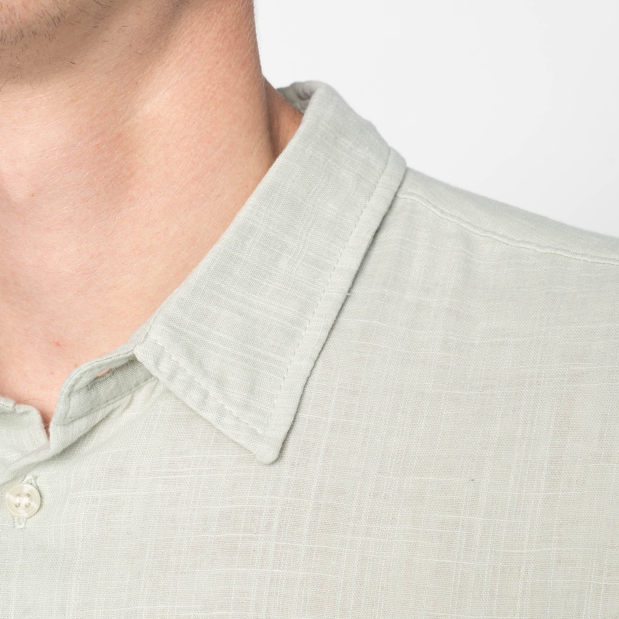 True Shirt - Double Weave Slub Gauze - Mint by Naked & Famous Denim