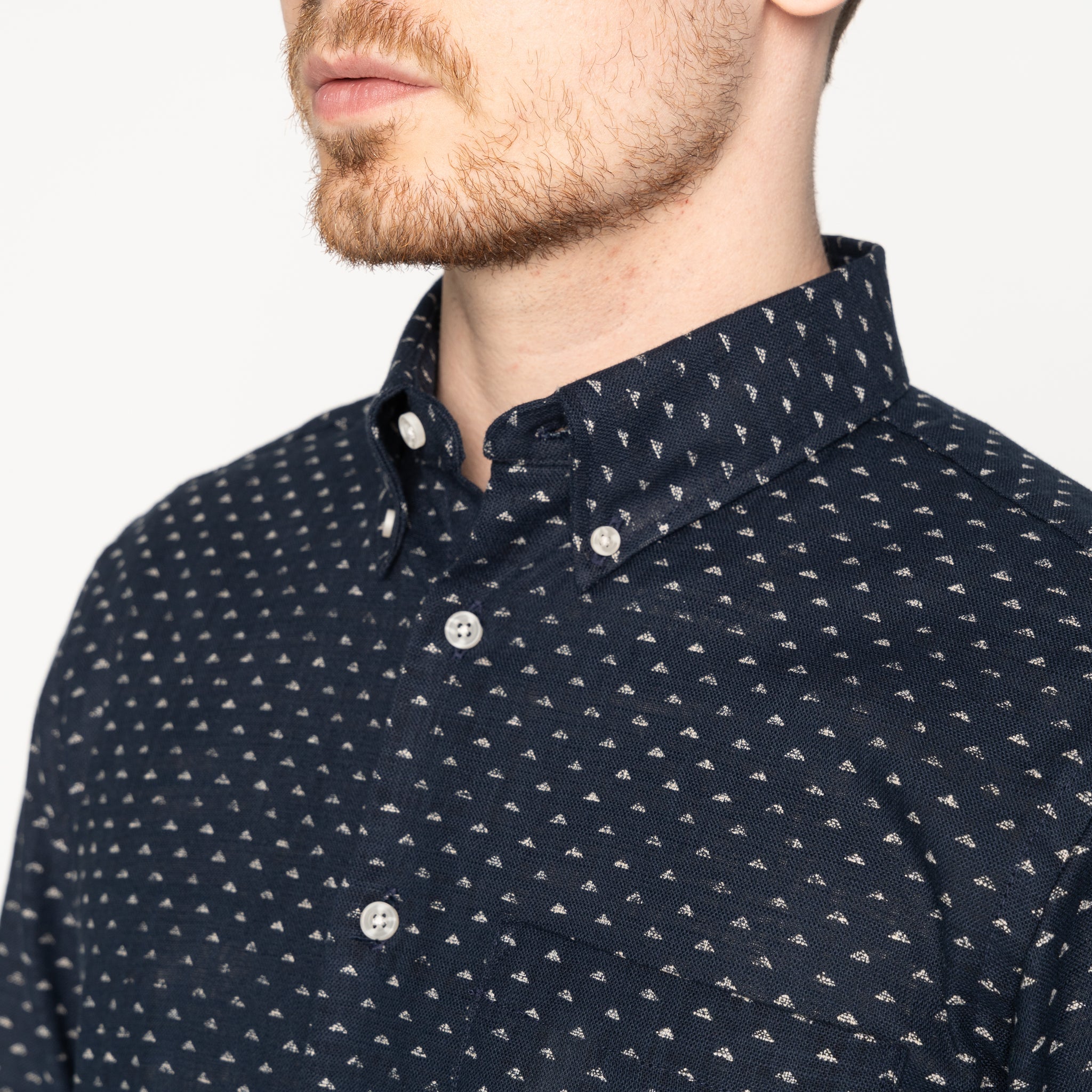 Easy Shirt - Kimono Triangles by Naked & Famous Denim