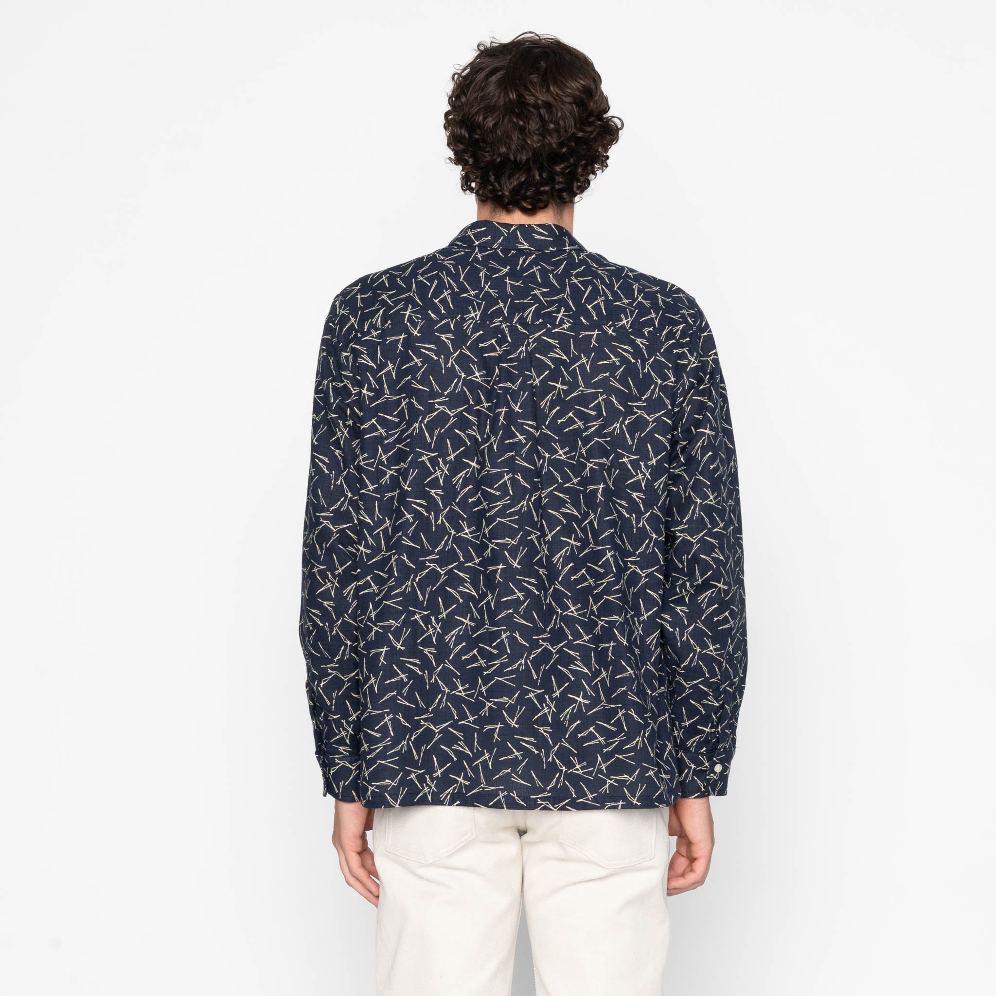 True Shirt - Matsuba Pine Needles - Indigo by Naked & Famous Denim