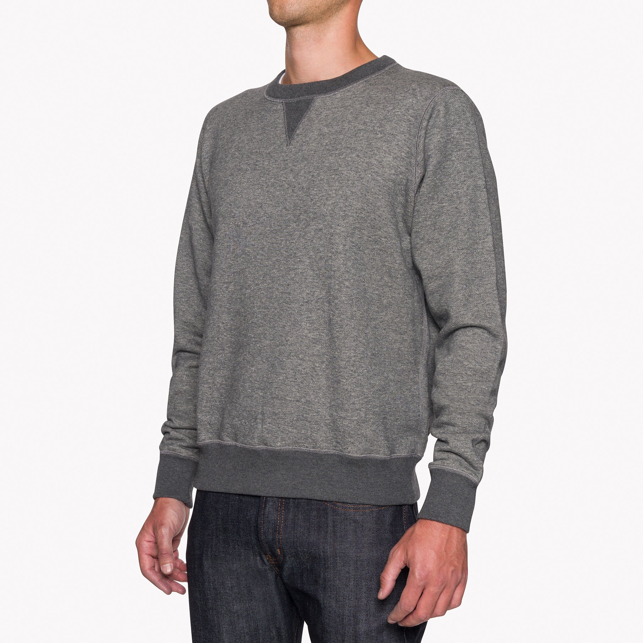 Crewneck - Heavyweight Terry - Charcoal by Naked & Famous Denim