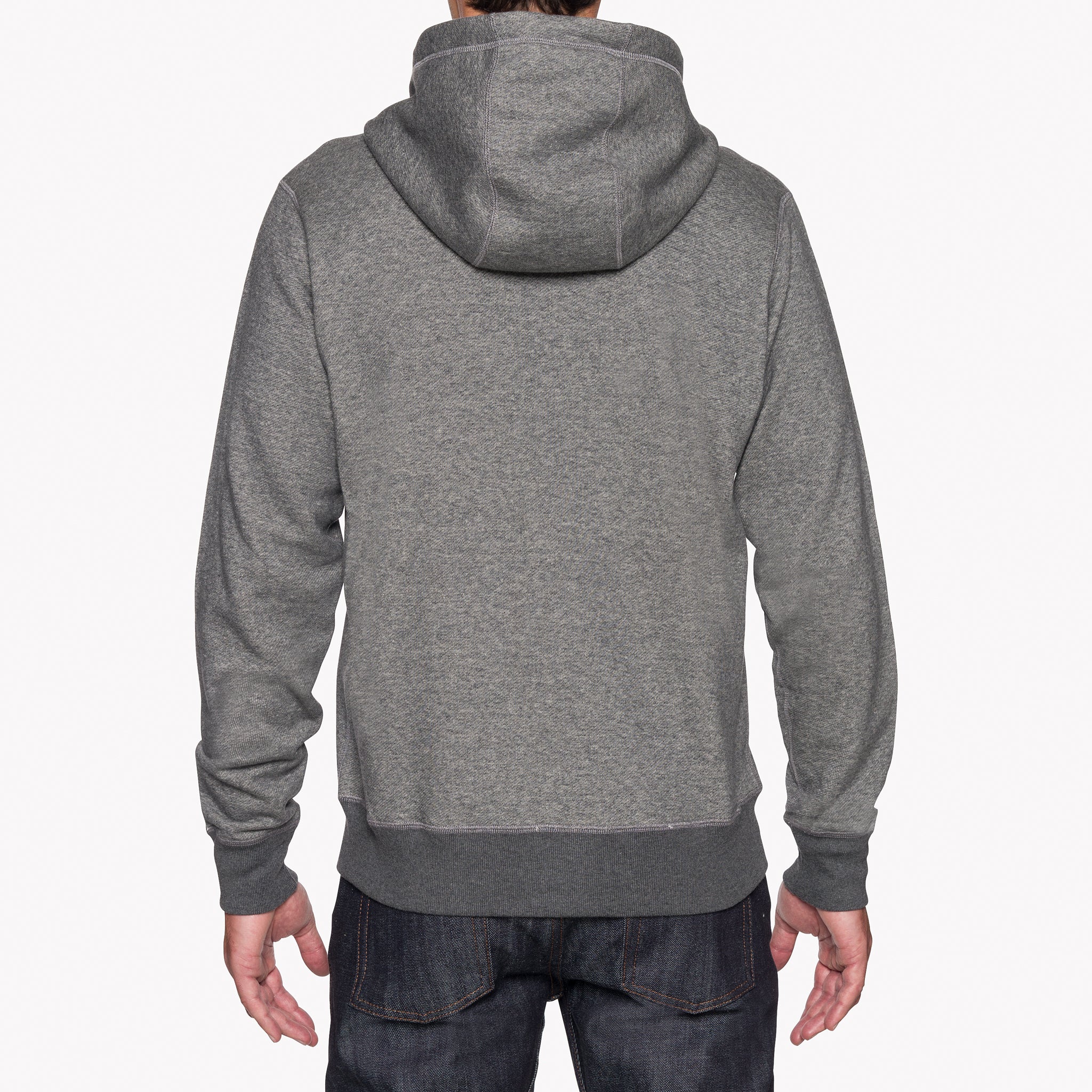 Zip Hoodie - Heavyweight Terry - Charcoal by Naked & Famous Denim