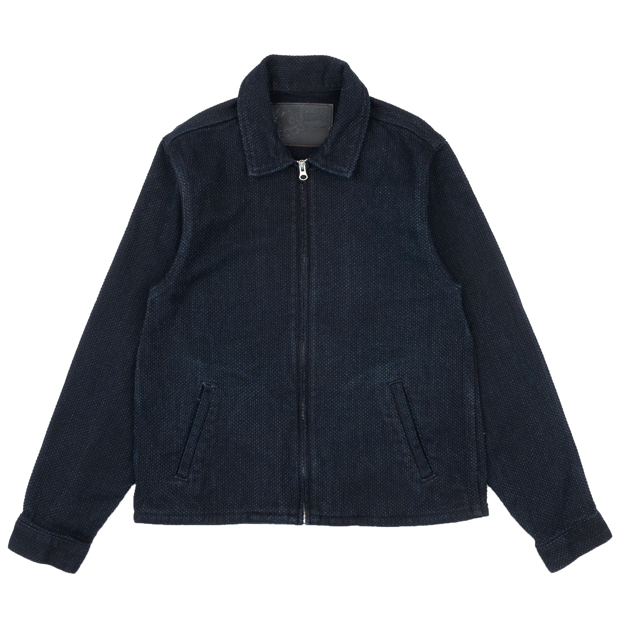 Zip Jacket - Indigo Sashiko by Naked & Famous Denim