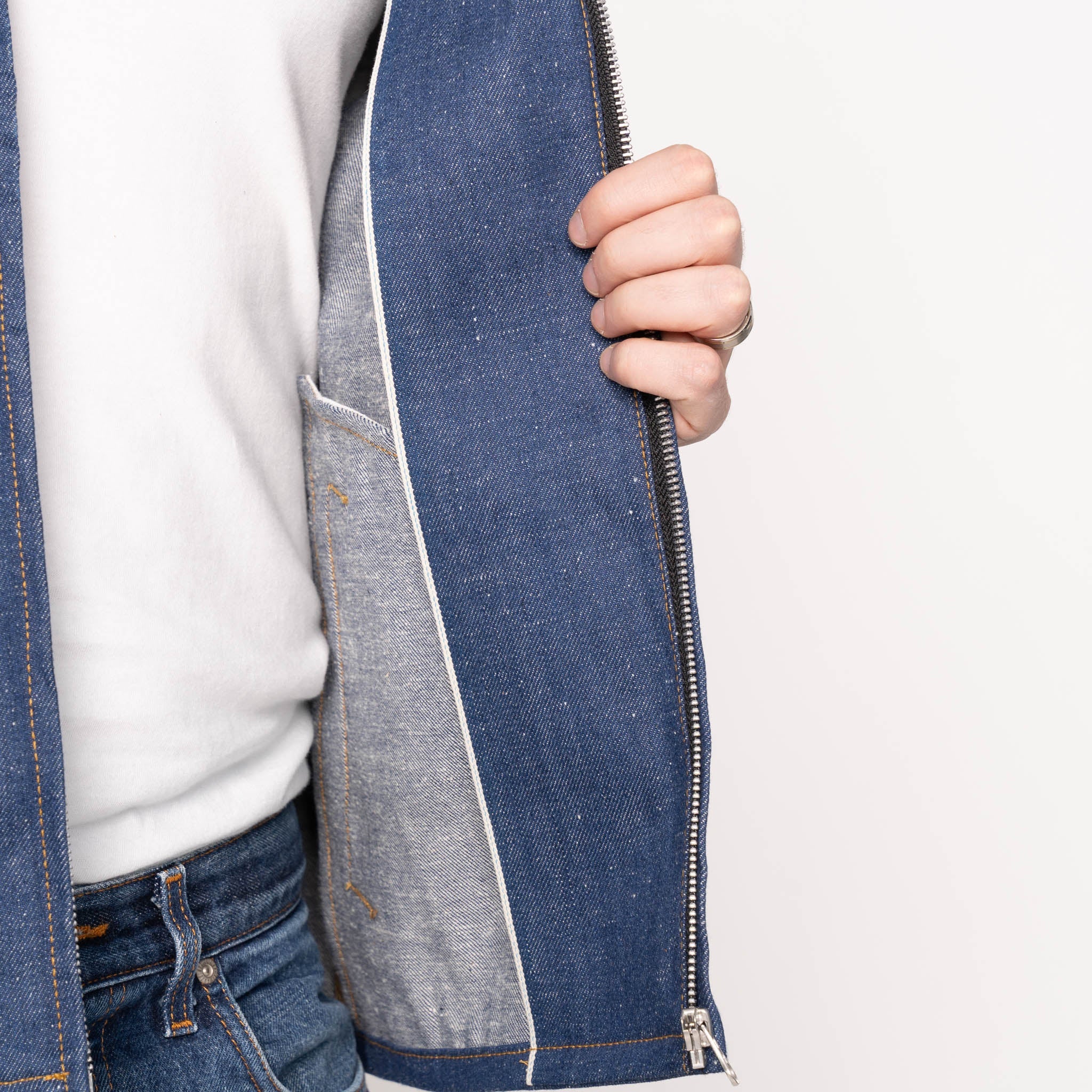 Zip Jacket - Workforce Selvedge by Naked & Famous Denim