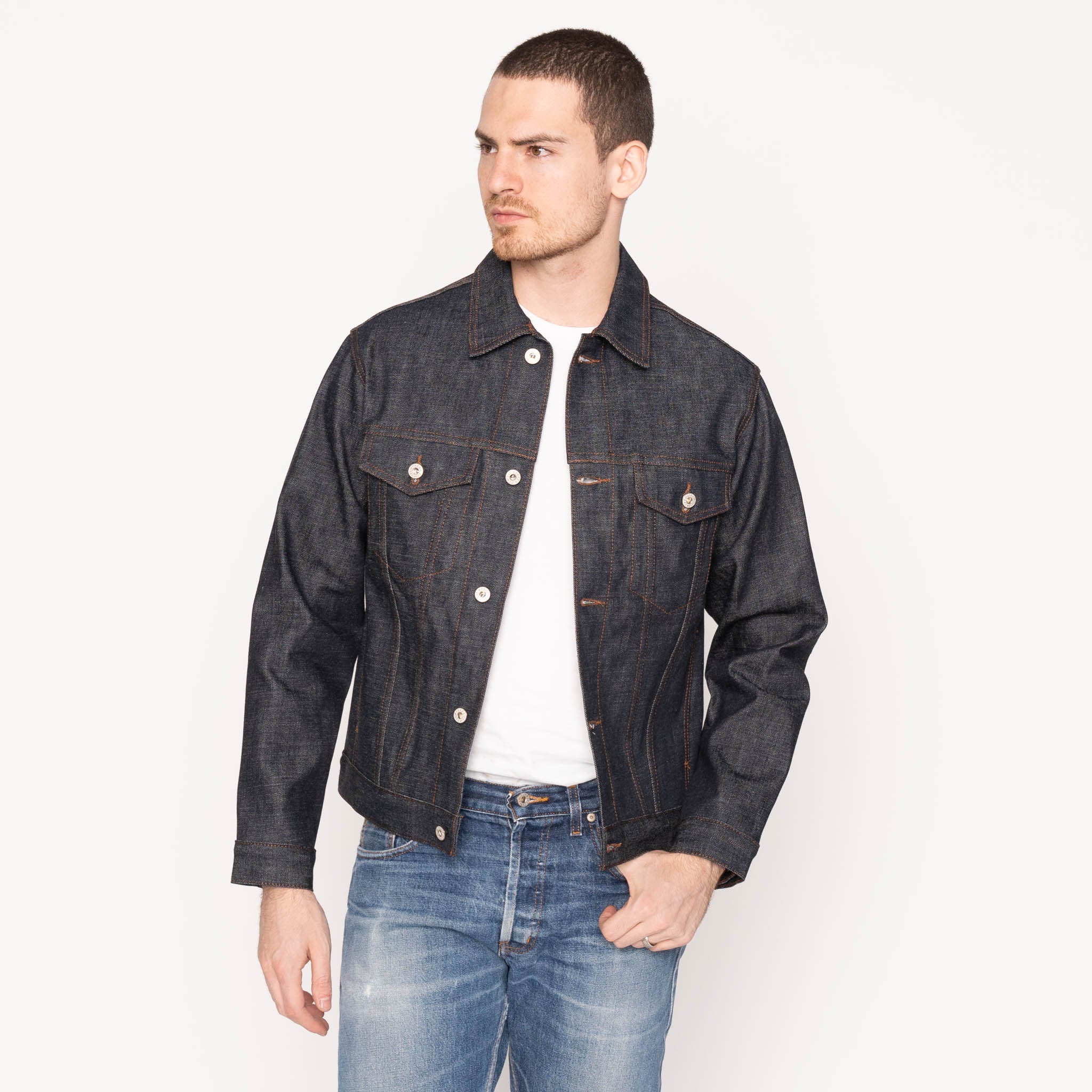 Denim Jacket - Love & Peace Selvedge by Naked & Famous Denim