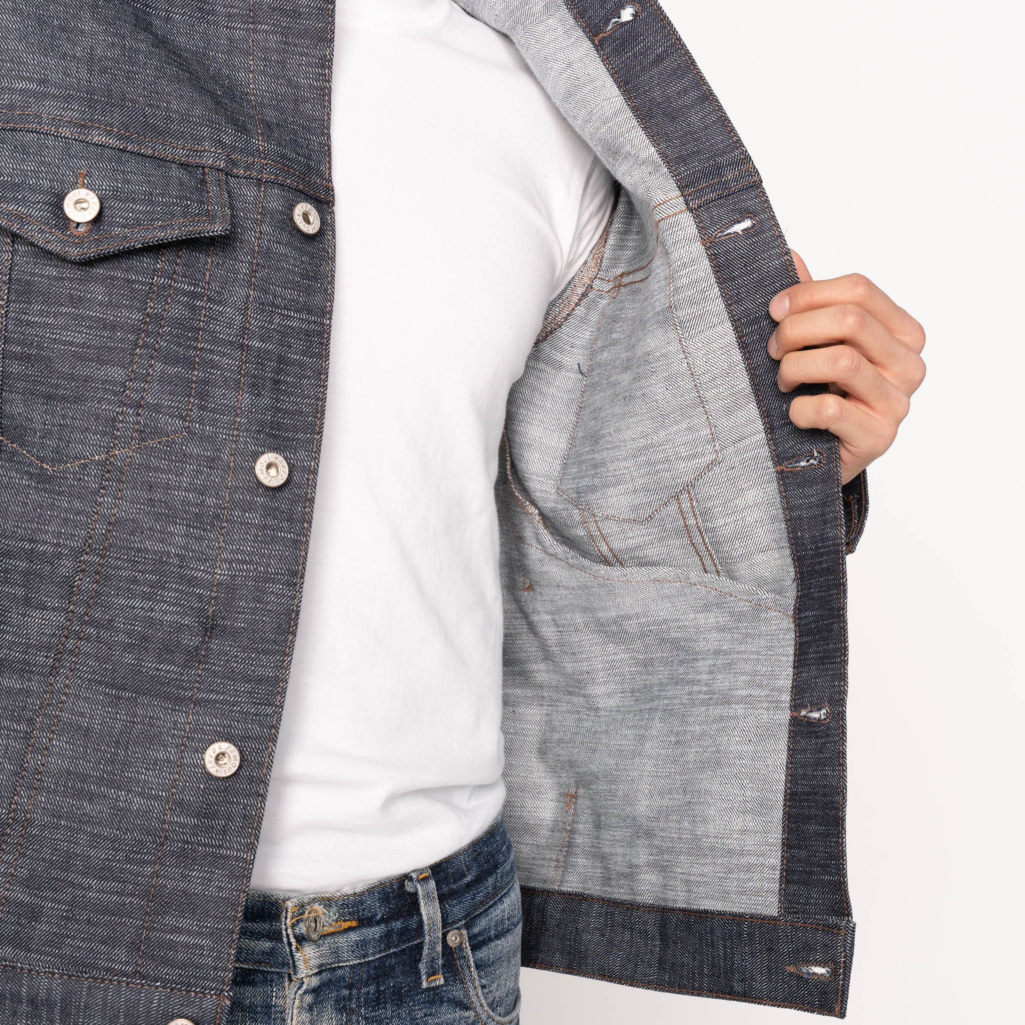 Denim Jacket - Revival Frankenstein Denim by Naked & Famous Denim