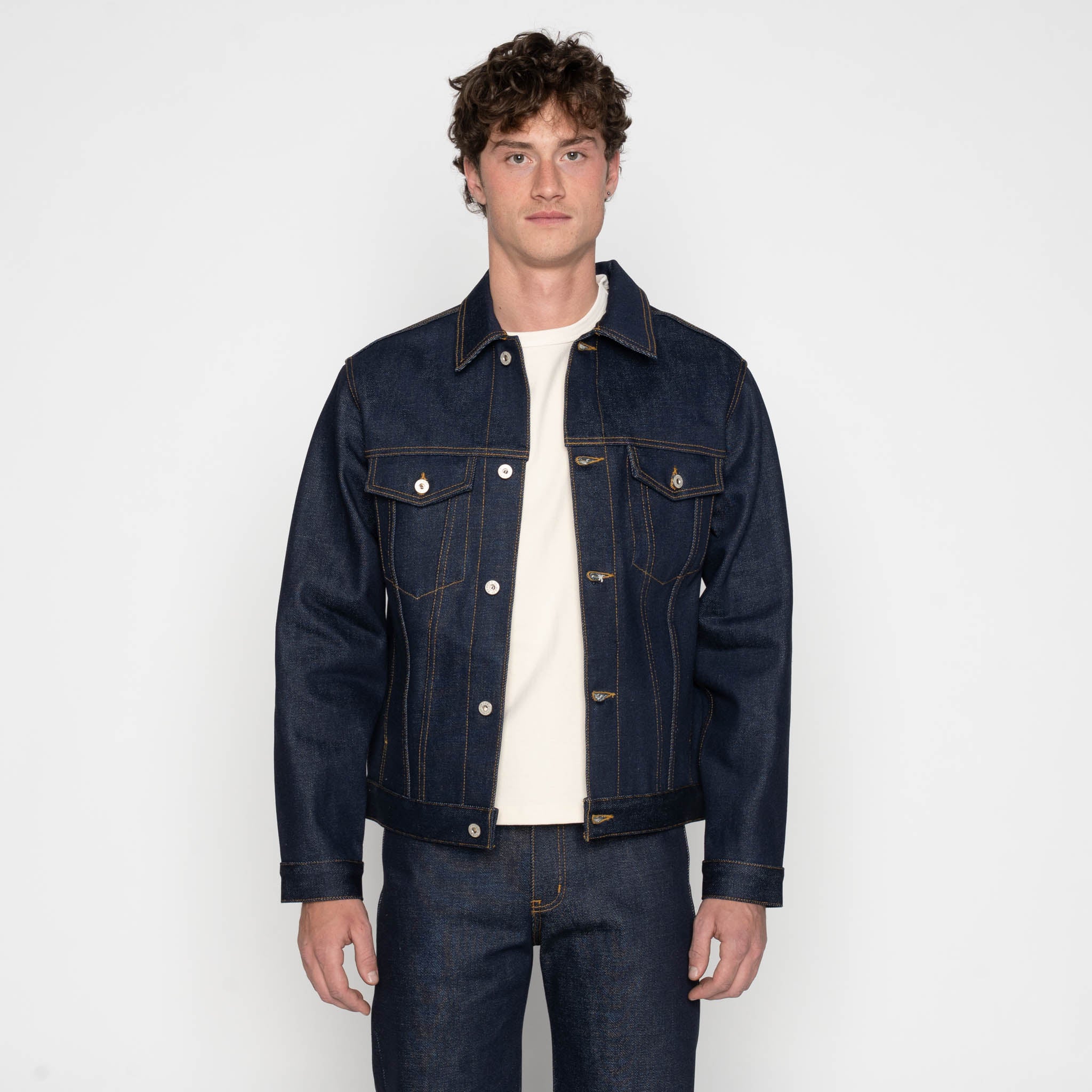Denim Jacket - Elephant 14 - Dirty Elephant Selvedge by Naked & Famous Denim