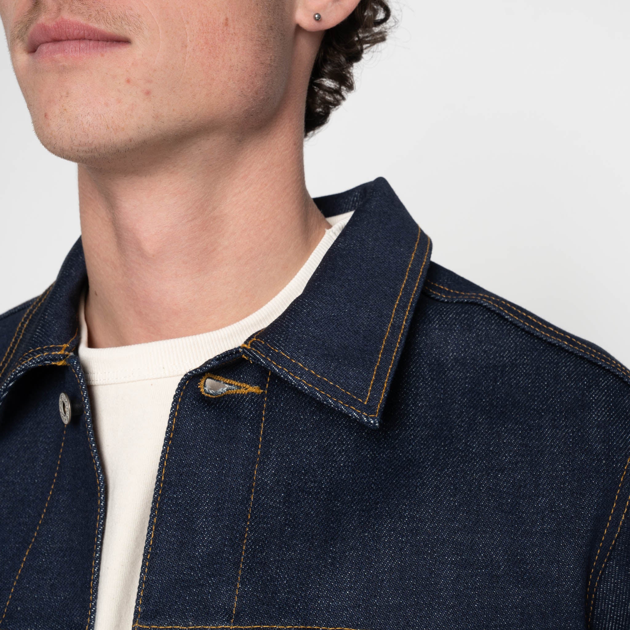 Denim Jacket - Elephant 14 - Dirty Elephant Selvedge by Naked & Famous Denim