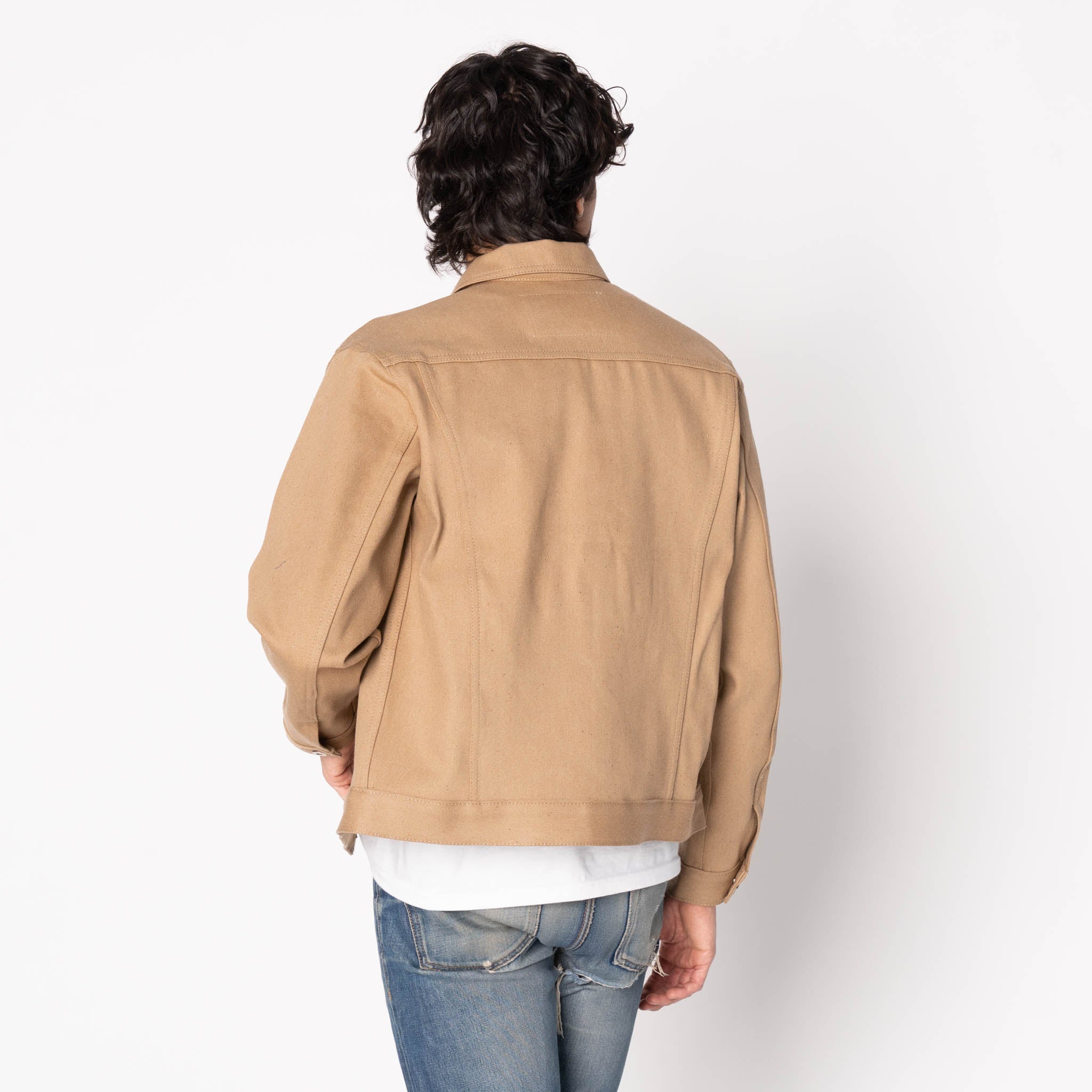 Denim Jacket - Brown Fox Selvedge - Brown