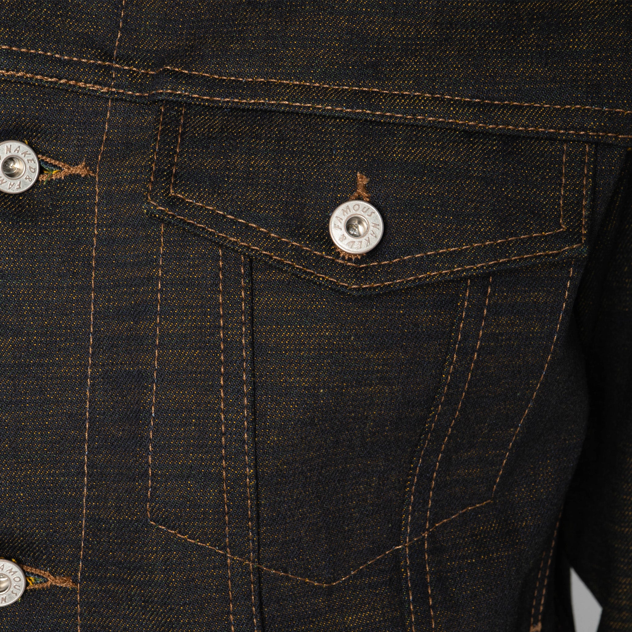 Denim Jacket - Citrus Kasuri Selvedge by Naked & Famous Denim