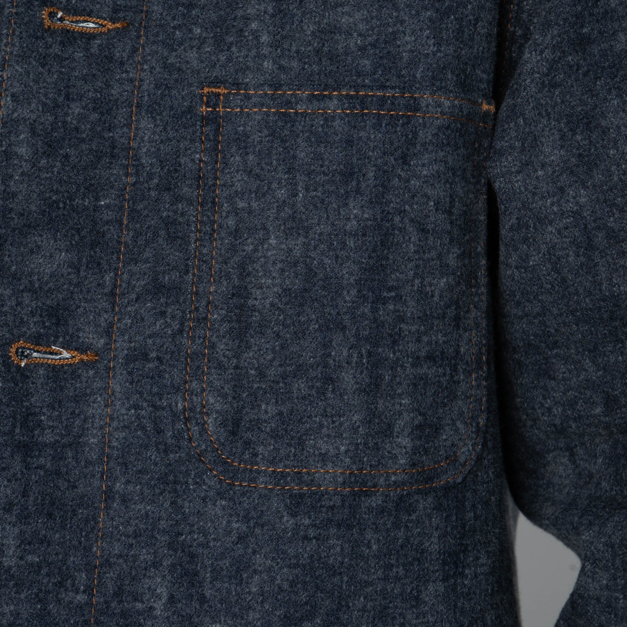 Chore Coat - Max Brush Selvedge - Indigo by Naked & Famous Denim
