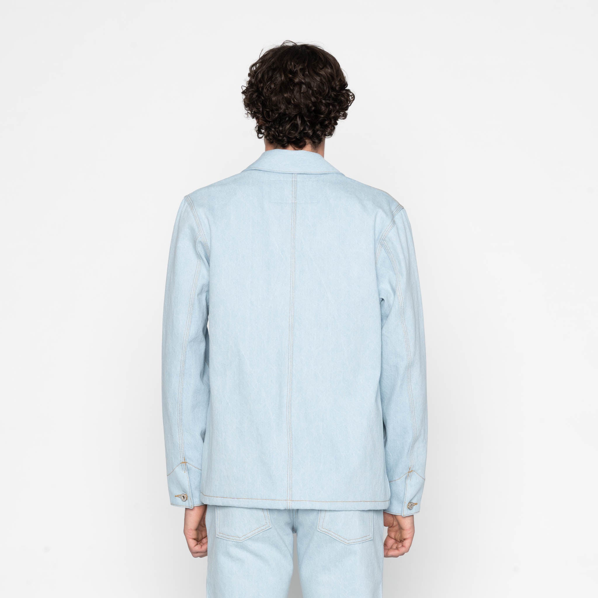 Chore Coat - Secret Agent - Bleach Blue by Naked & Famous Denim