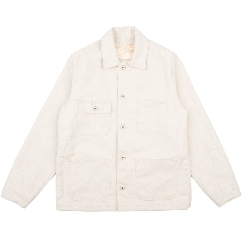 Chore Coat - Tabi Selvedge - Off White by Naked & Famous Denim