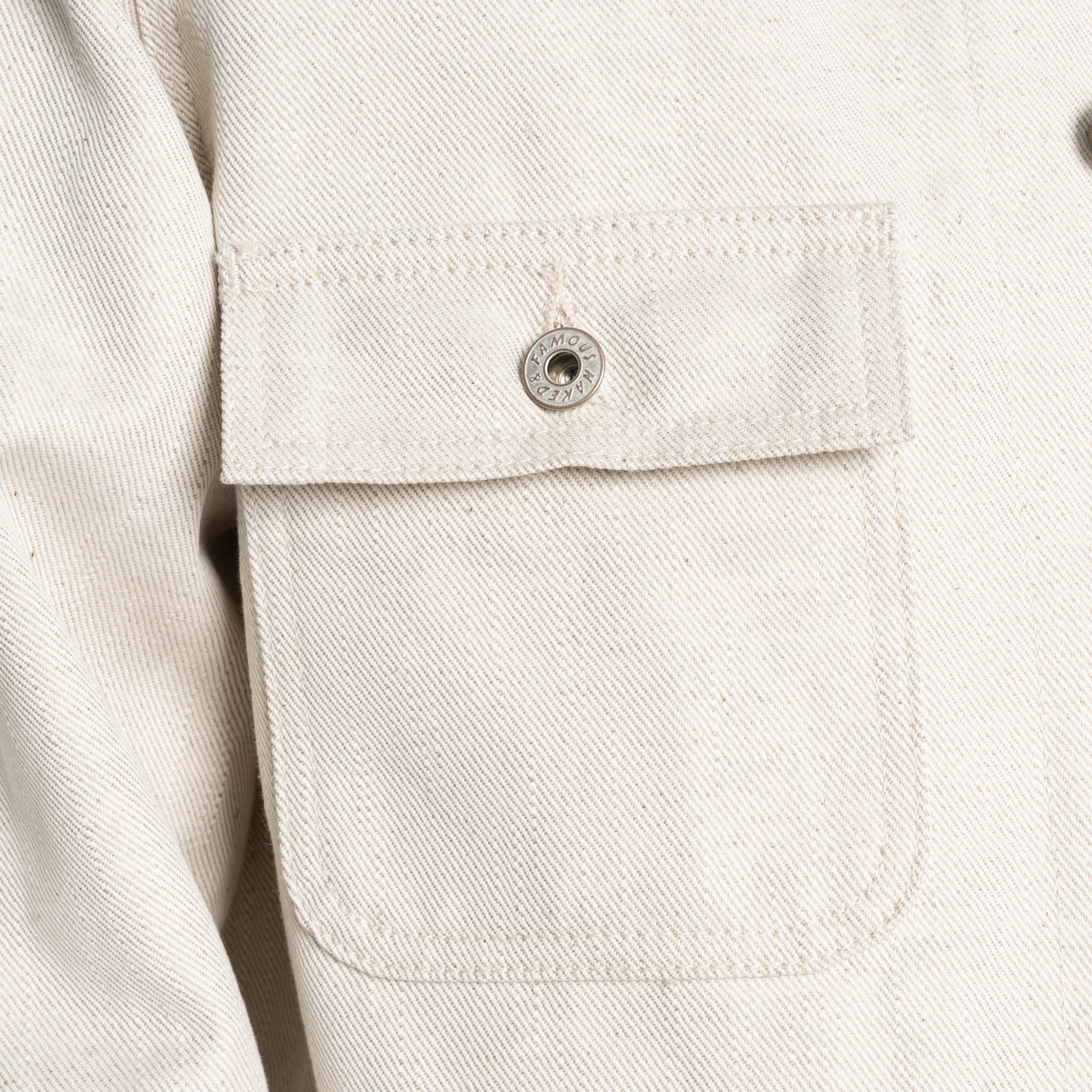 Chore Coat - Tabi Selvedge - Off White by Naked & Famous Denim