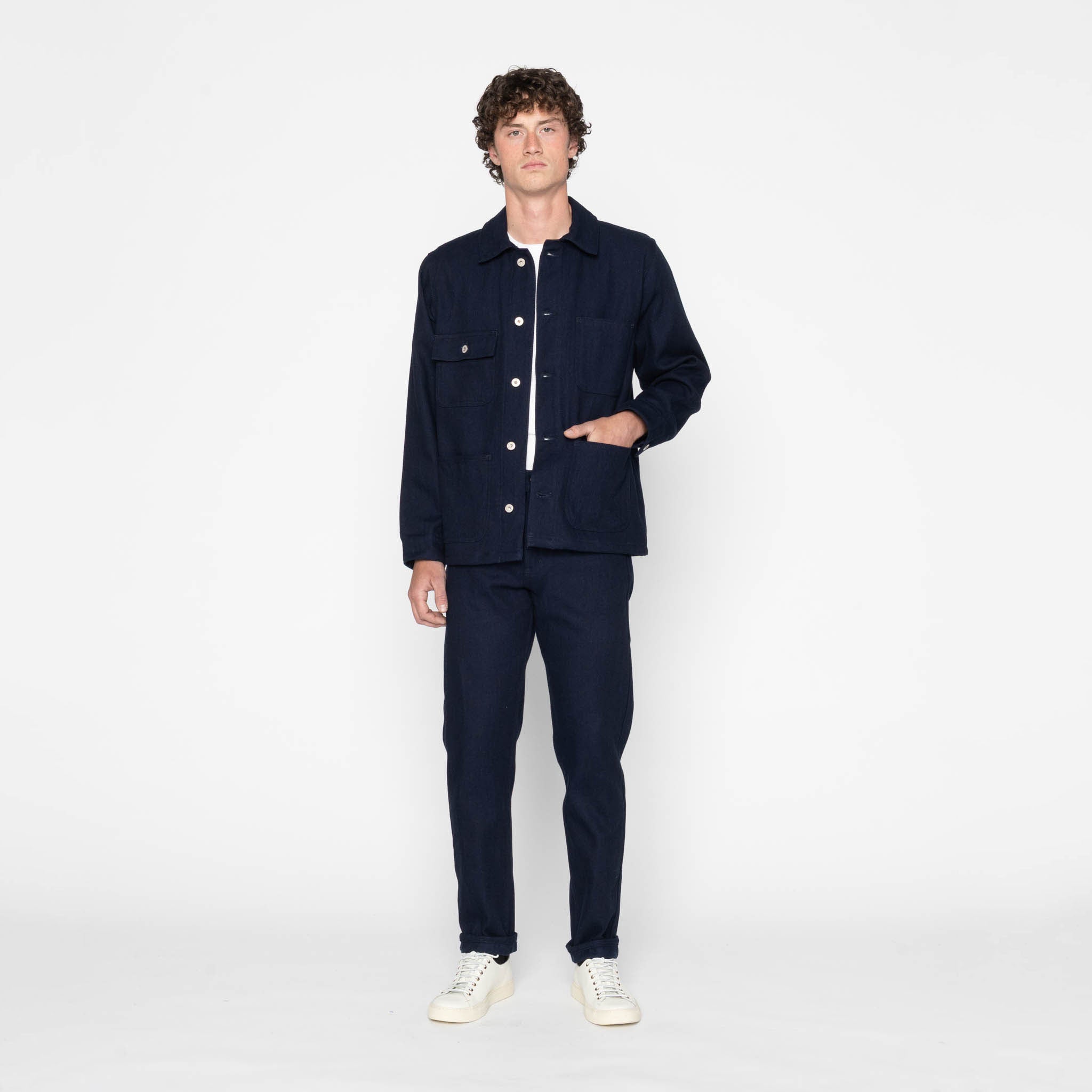 Chore Coat - Maekake Dobby by Naked & Famous Denim