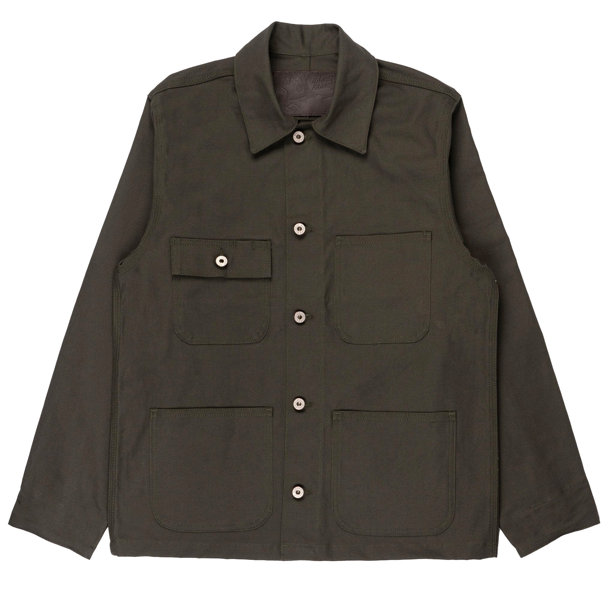 Chore Coat - Green Canvas | Naked & Famous Denim