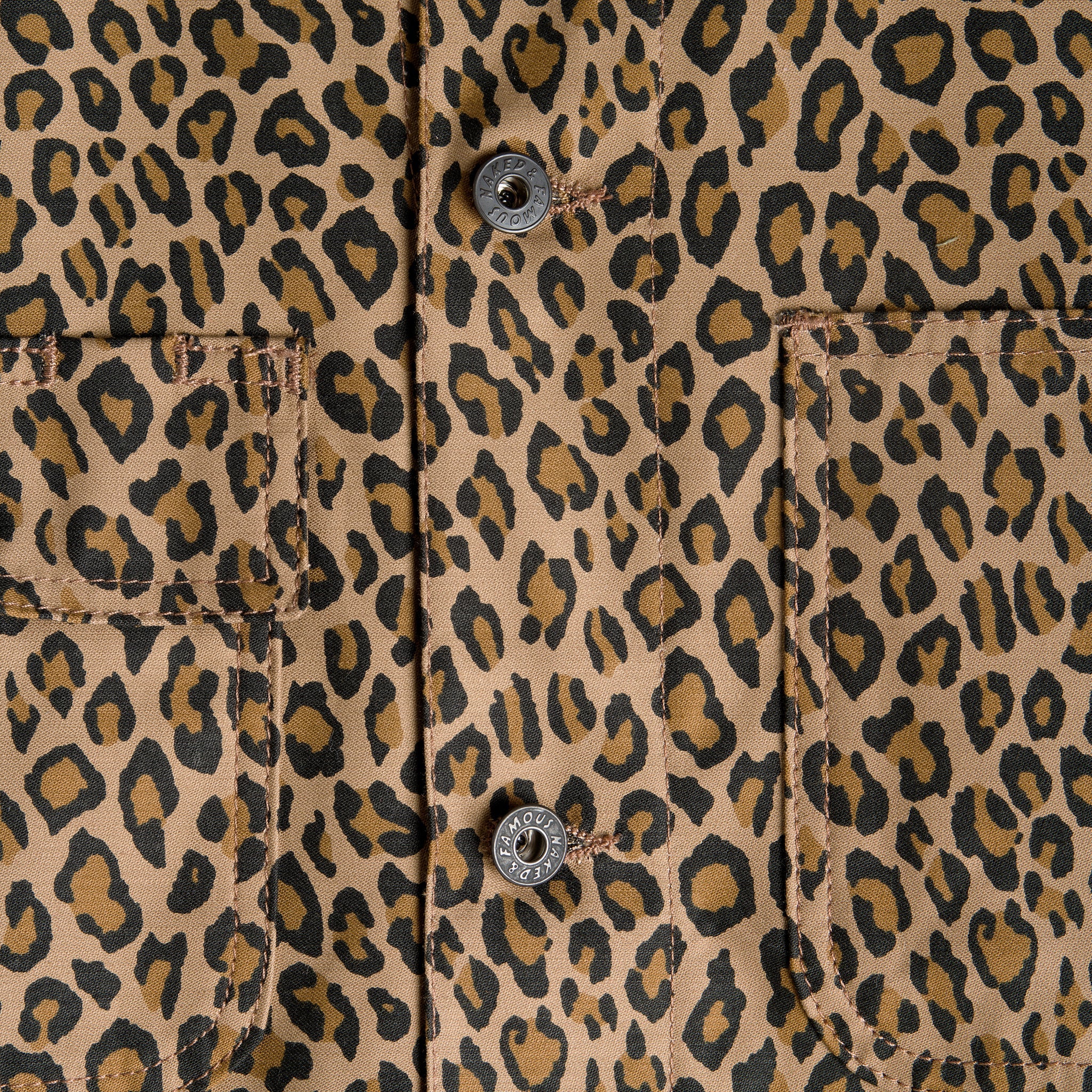 Chore Coat - Leopard Print by Naked & Famous Denim