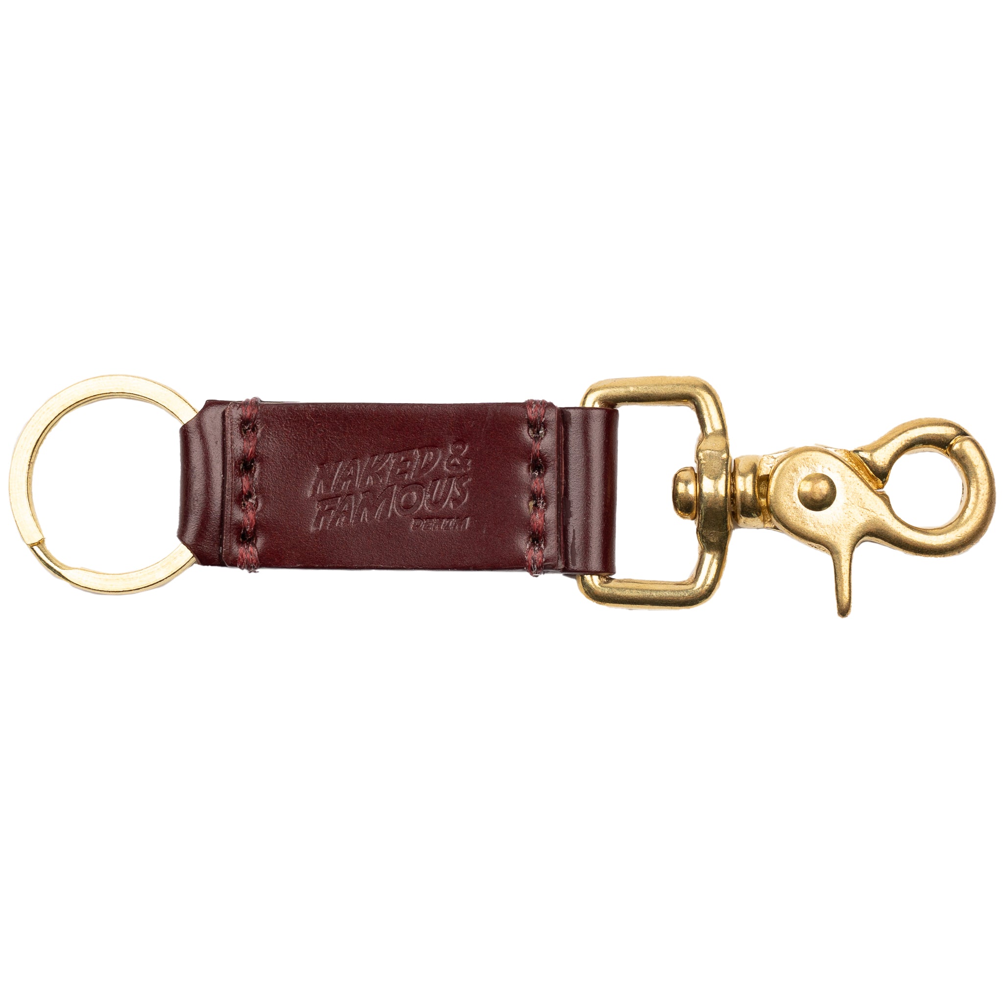 Keychain - Cordovan Leather - Oxblood
