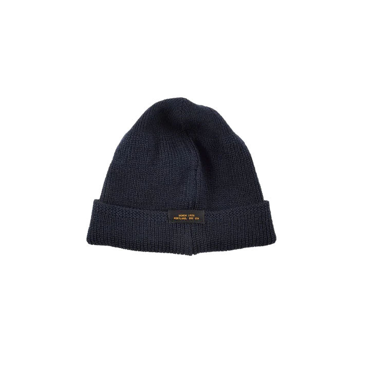 Wool Knit Watch Cap - Navy