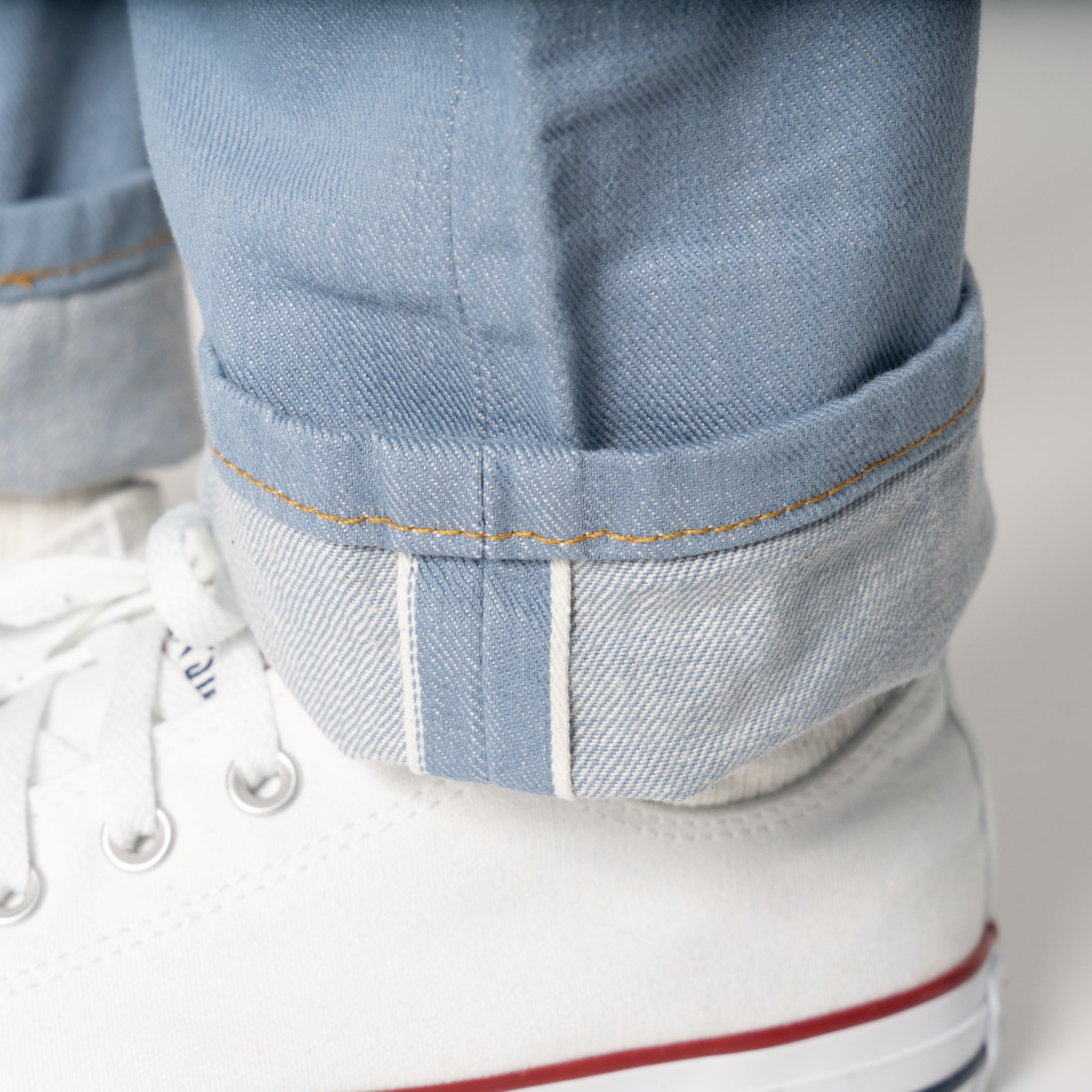 Arrow - Left Hand Twill Selvedge - Sky Blue Edition by Naked & Famous Denim