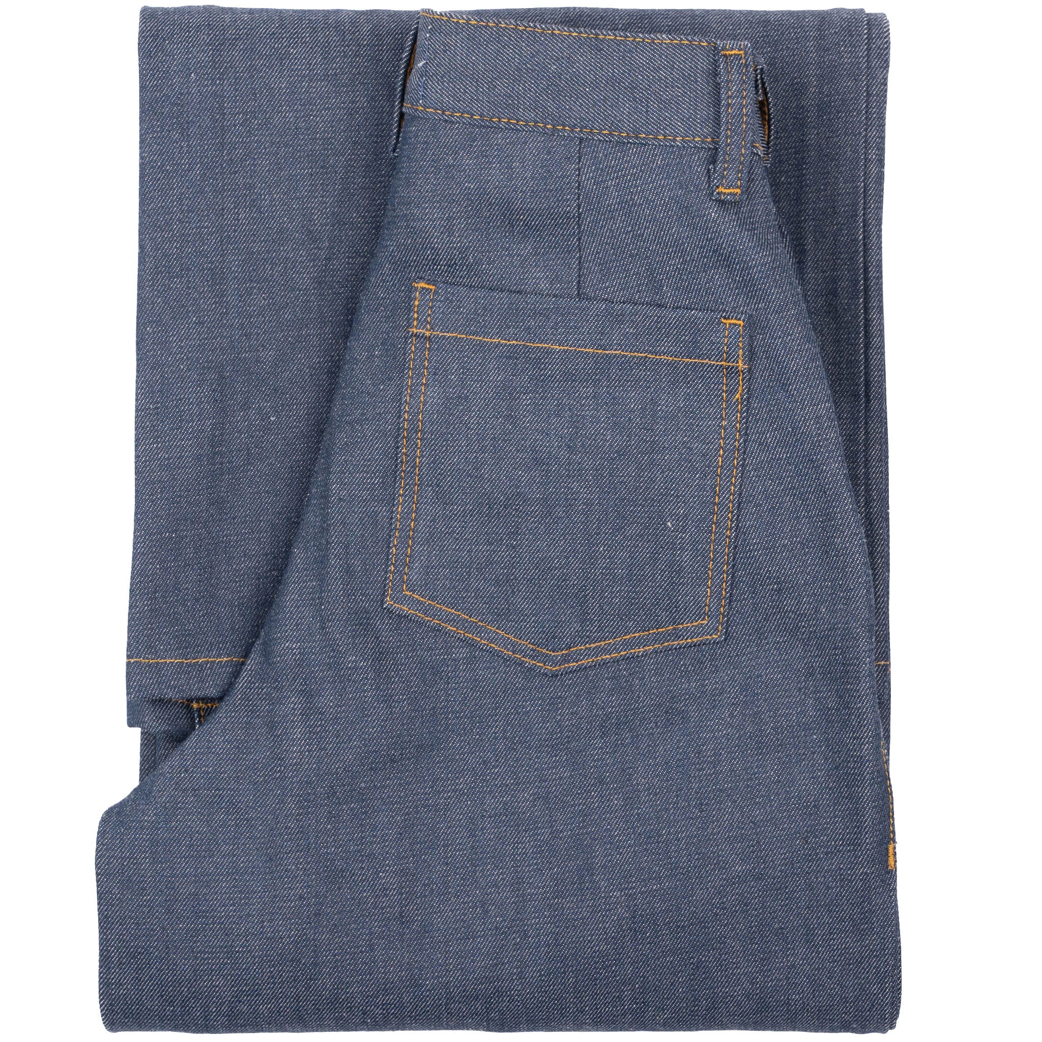 Wide Leg Trouser - Natural Indigo - Indigo