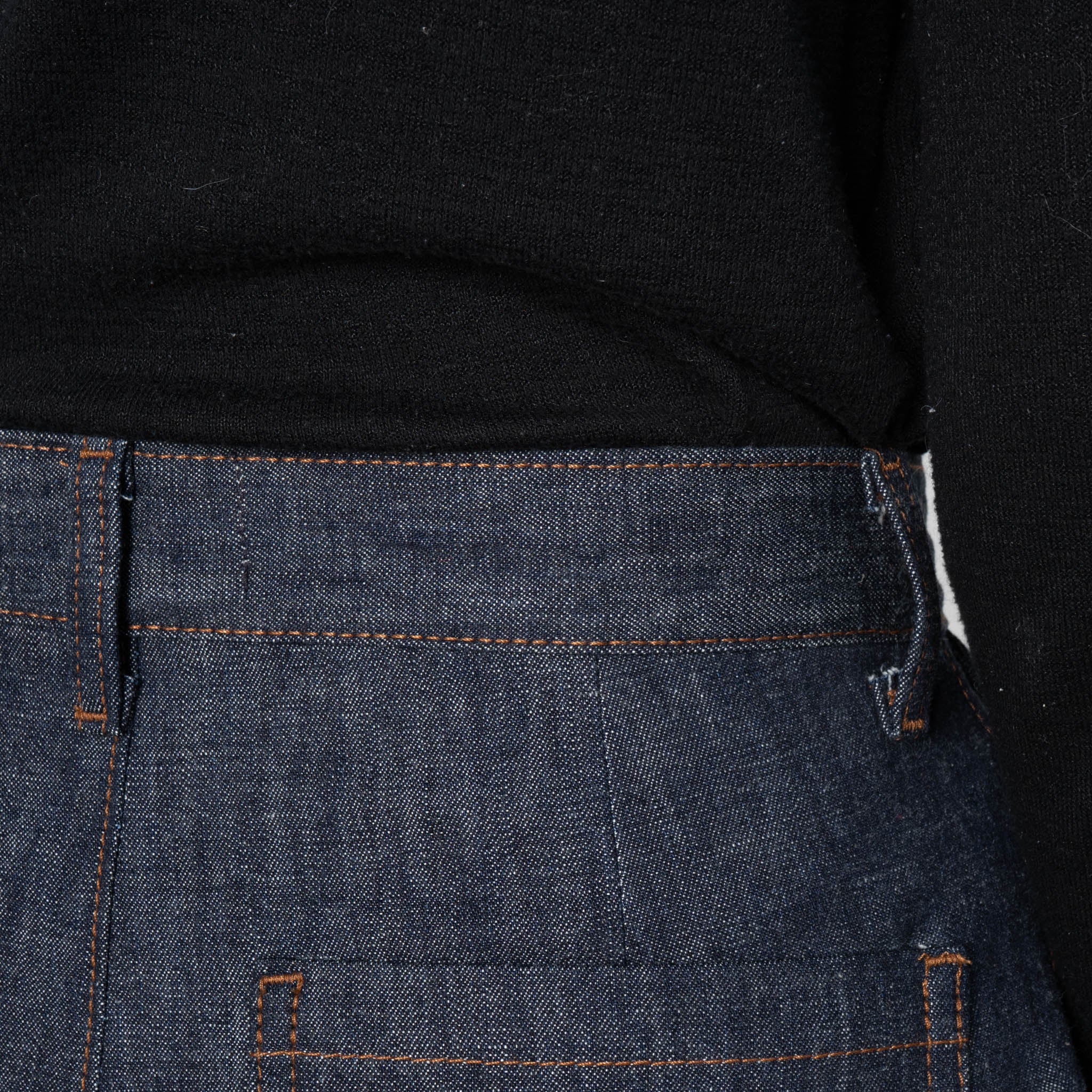 Wide Leg Trouser - 10oz Rinsed Denim - Indigo