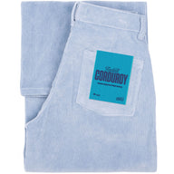 Wide Leg Trouser - Faded Corduroy Organic - Pale Indigo by Naked & Famous Denim