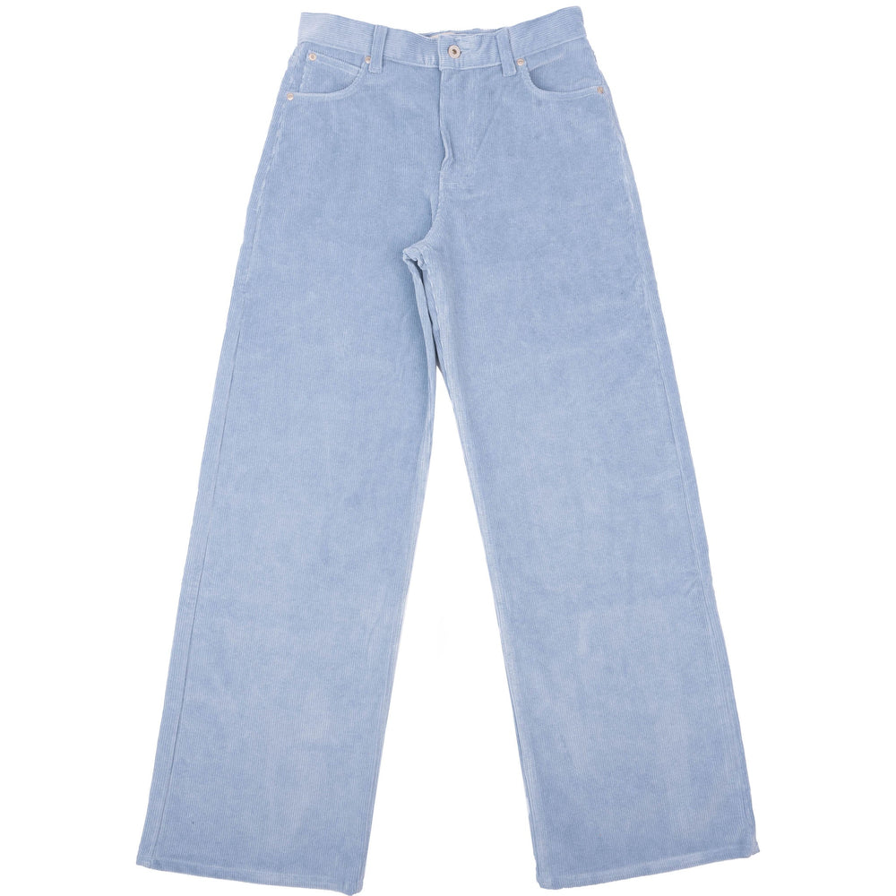 Wide Wild West - Organic Faded Corduroy - Pale Indigo by Naked & Famous Denim