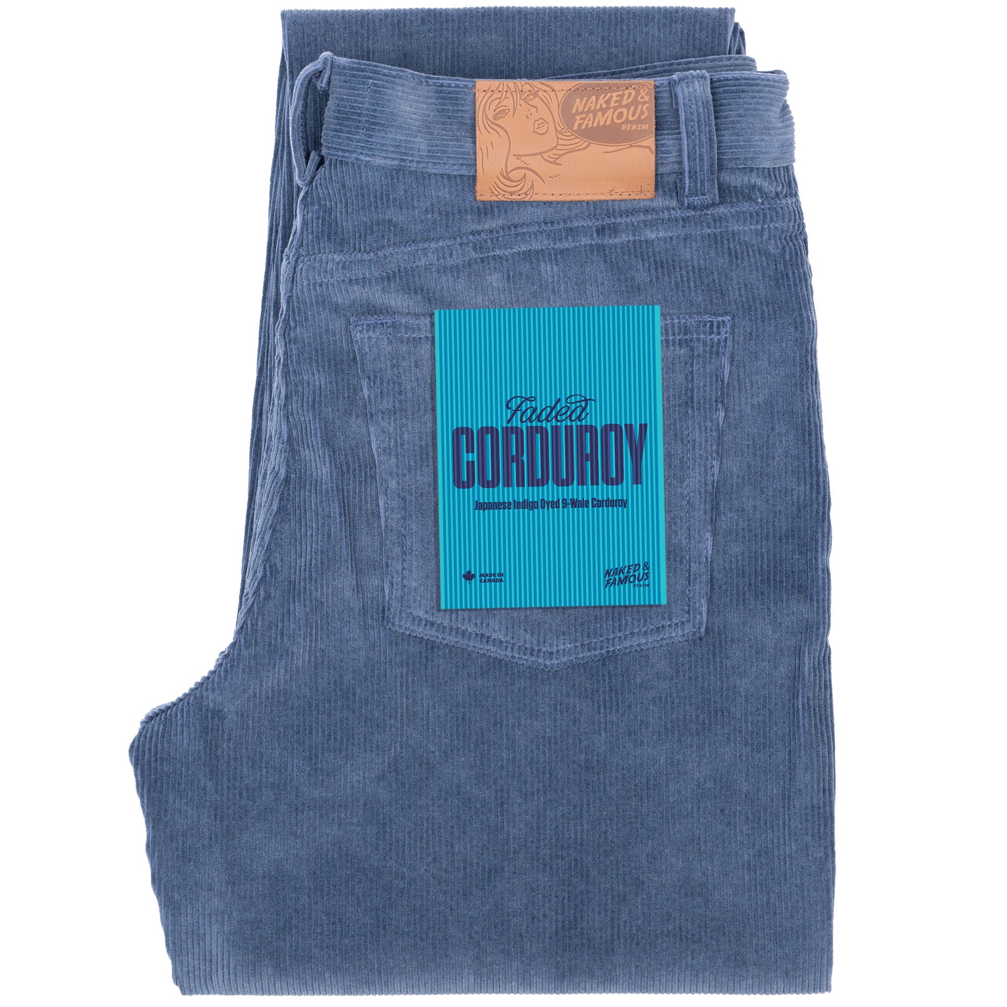 Bestie - Organic Faded Corduroy - Indigo