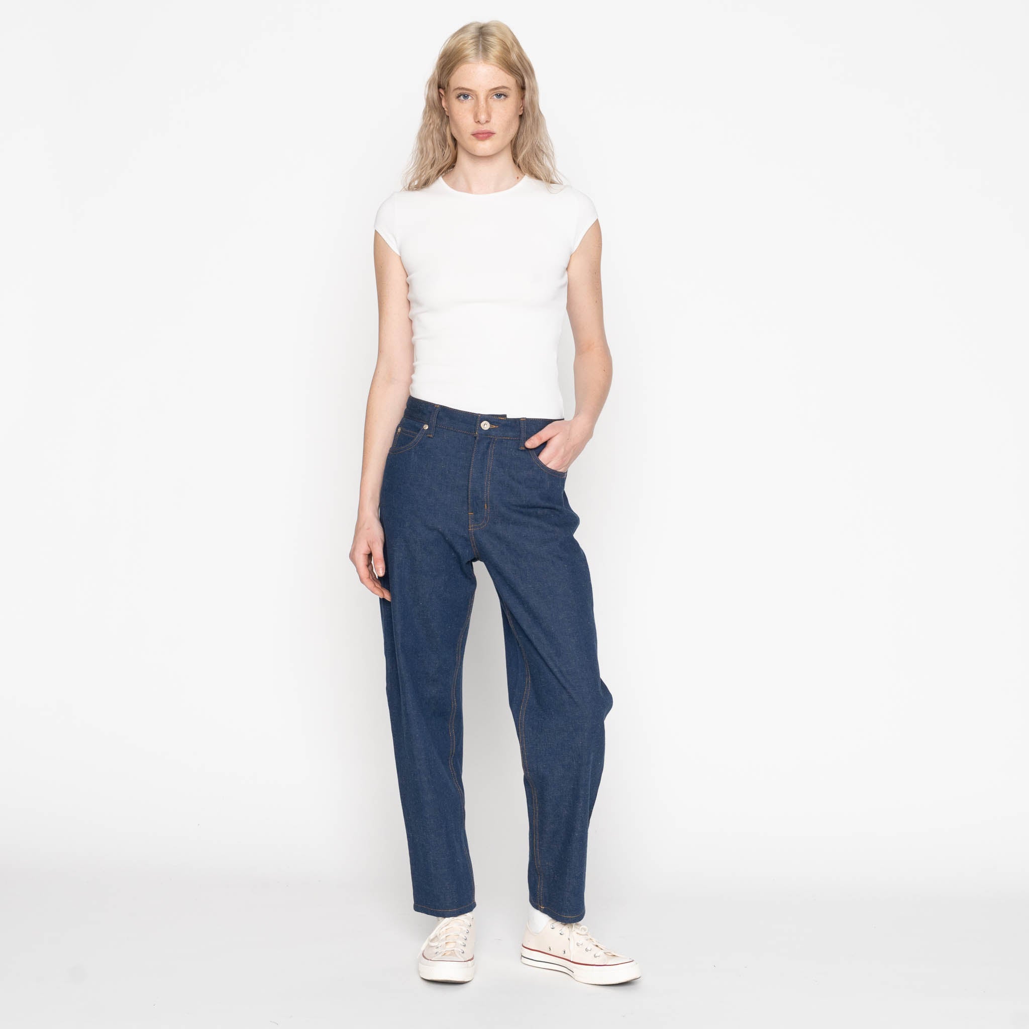Bestie - 2x1 Dungaree Nep Denim - Mid Indigo