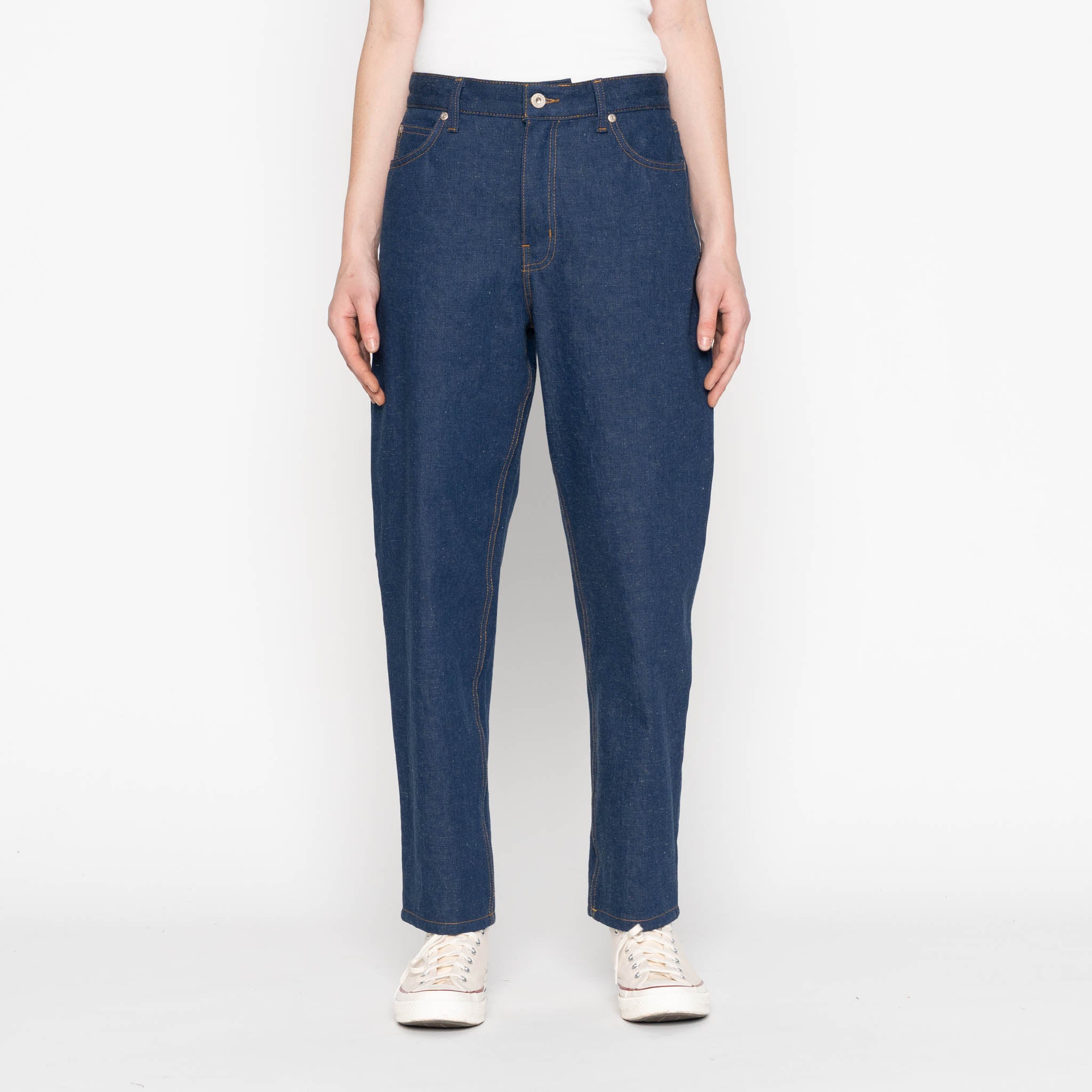 Bestie - 2x1 Dungaree Nep Denim - Mid Indigo