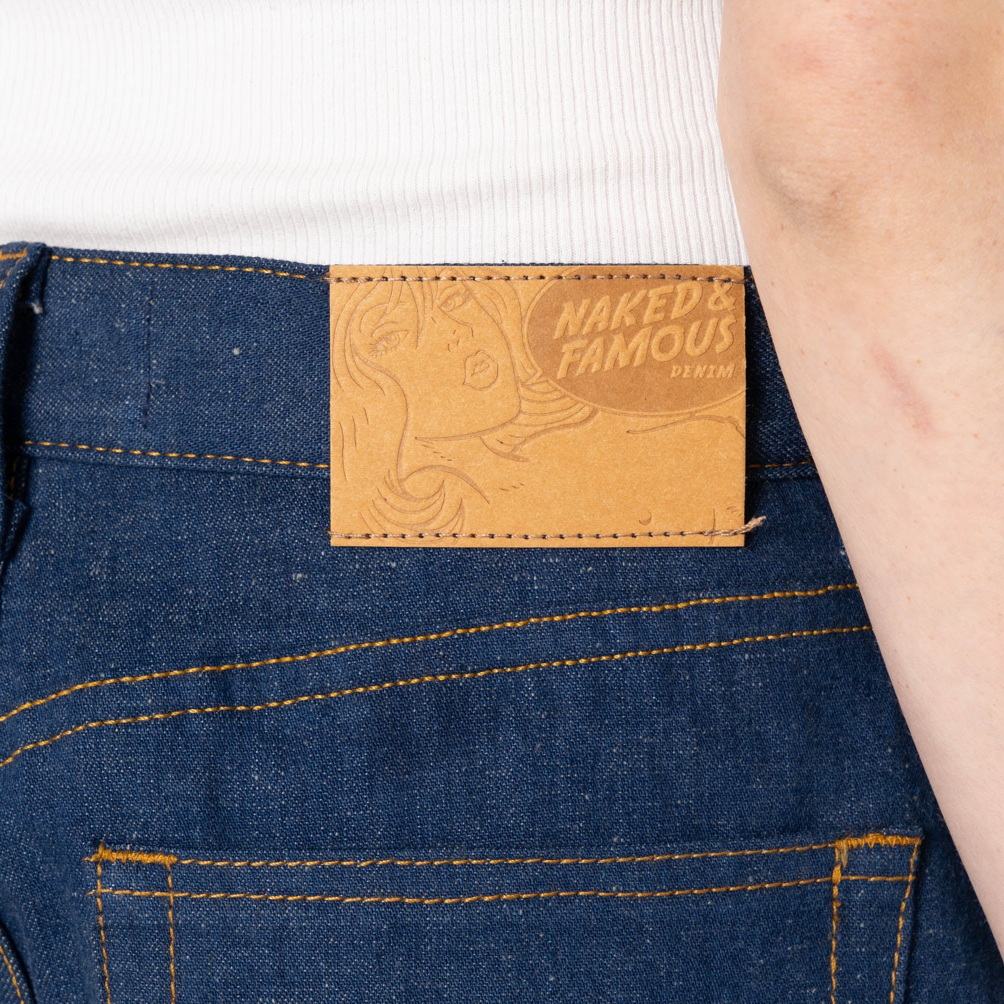 Bestie - 2x1 Dungaree Nep Denim - Mid Indigo