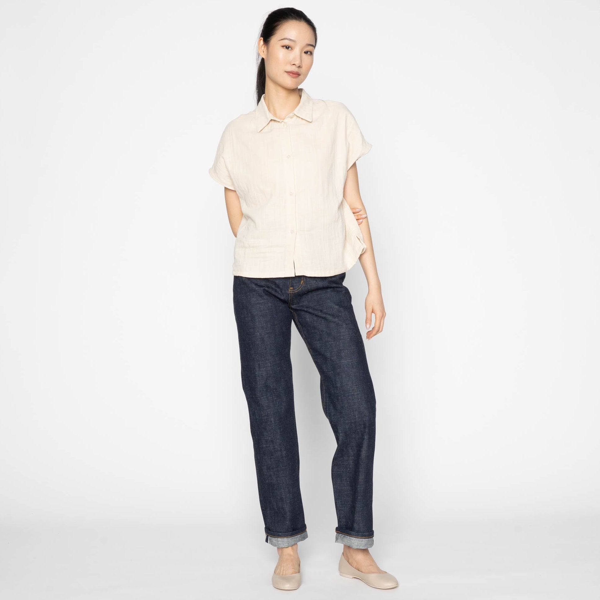 True Girl - Brawler Selvedge - Indigo by Naked & Famous Denim