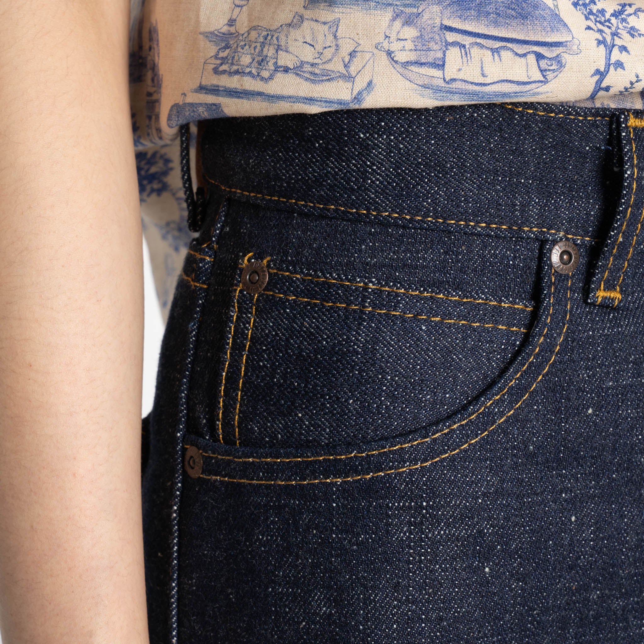 Super Girl - Brawler Selvedge - Indigo by Naked & Famous Denim