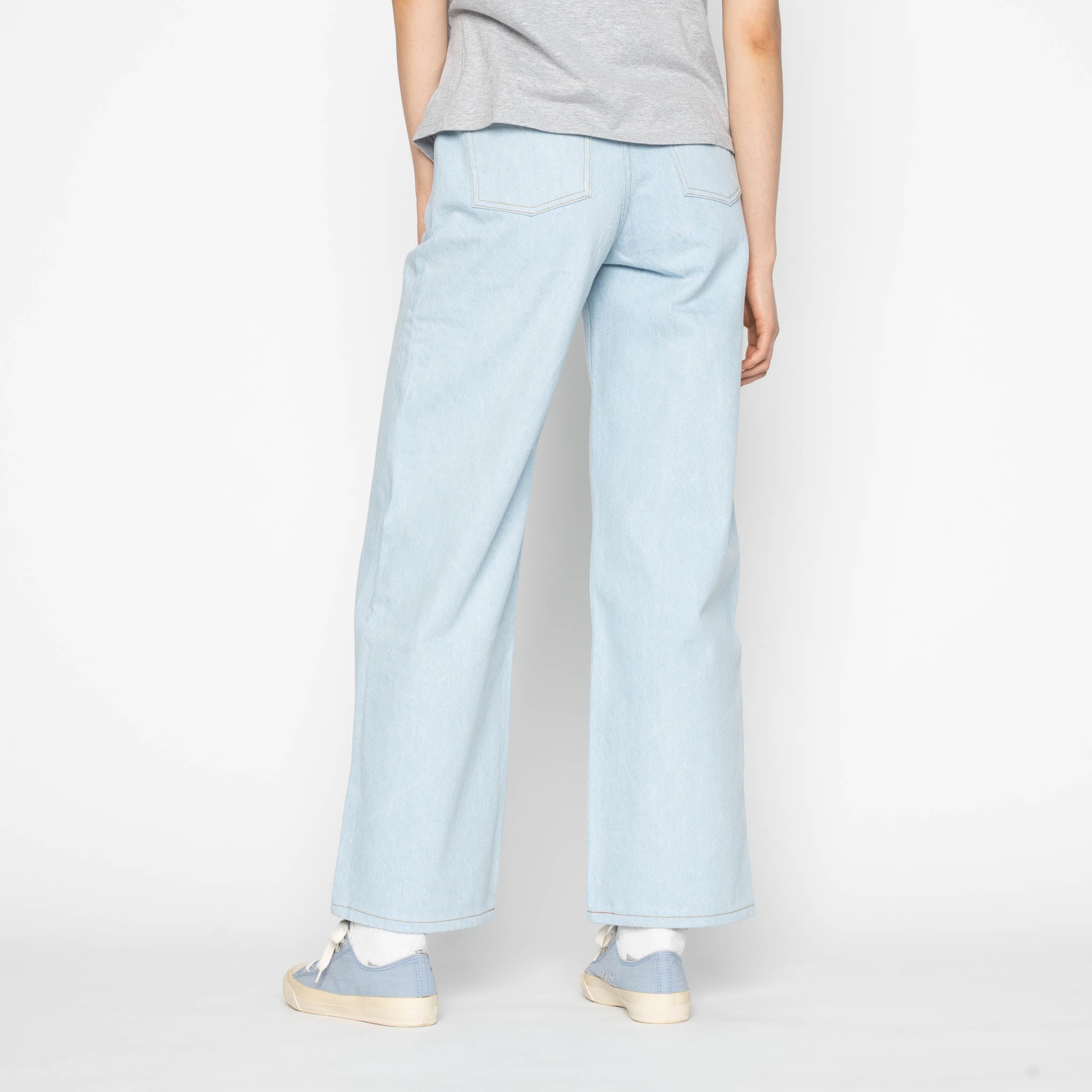 Maudie - Secret Agent Denim - Bleach Blue by Naked & Famous Denim