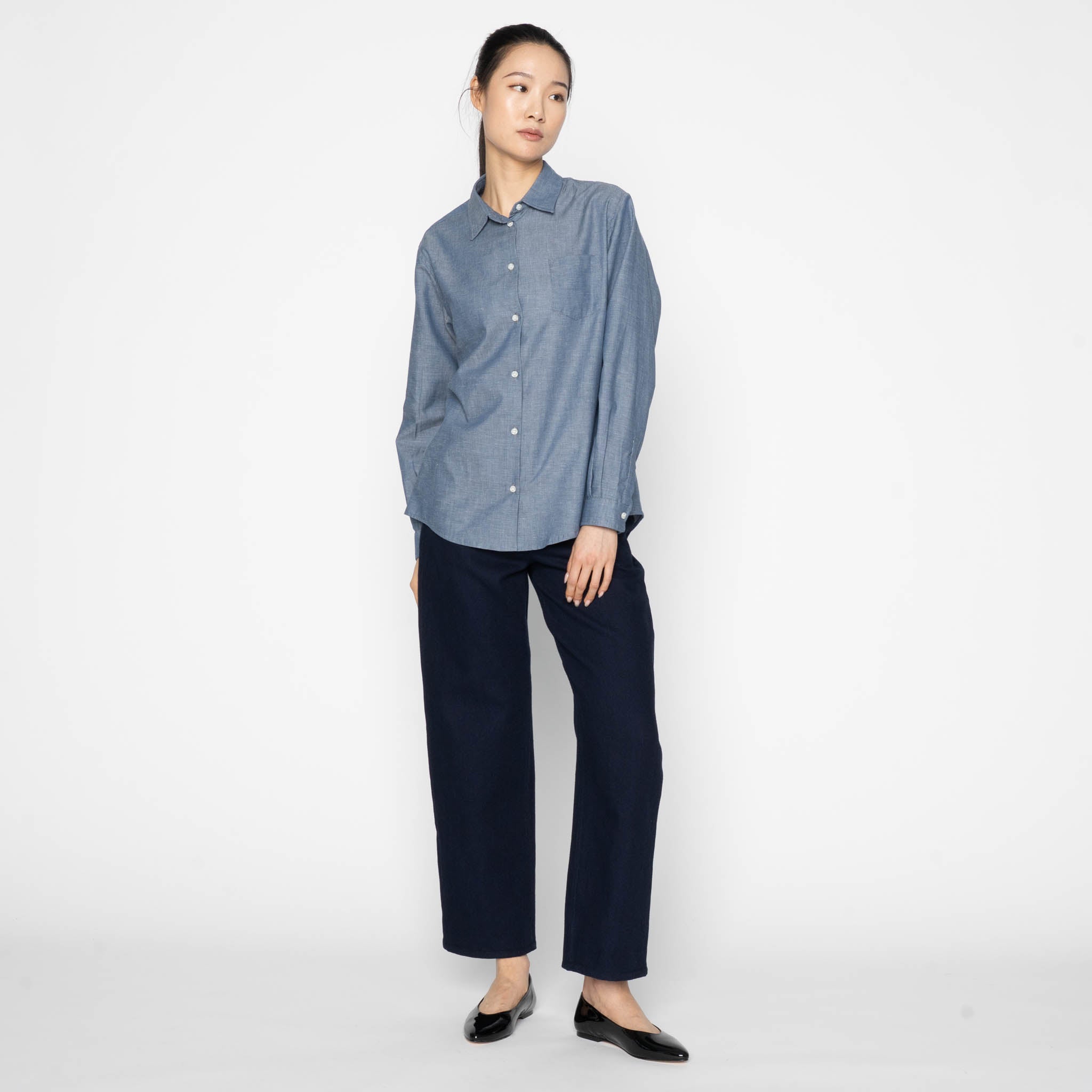 Bestie - Maekake Dobby - Indigo by Naked & Famous Denim