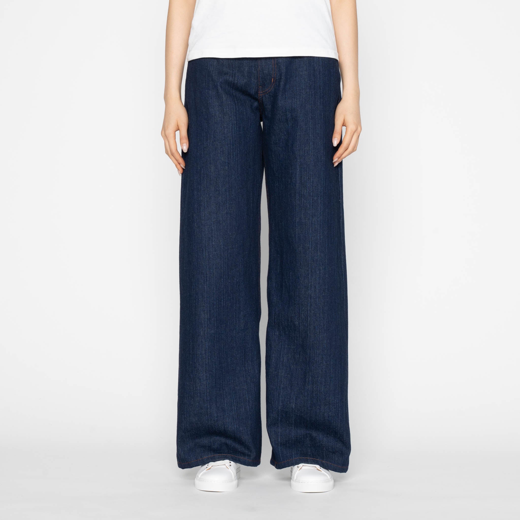 Wide Wild West - Vertical Slub Denim - Indigo by Naked & Famous Denim