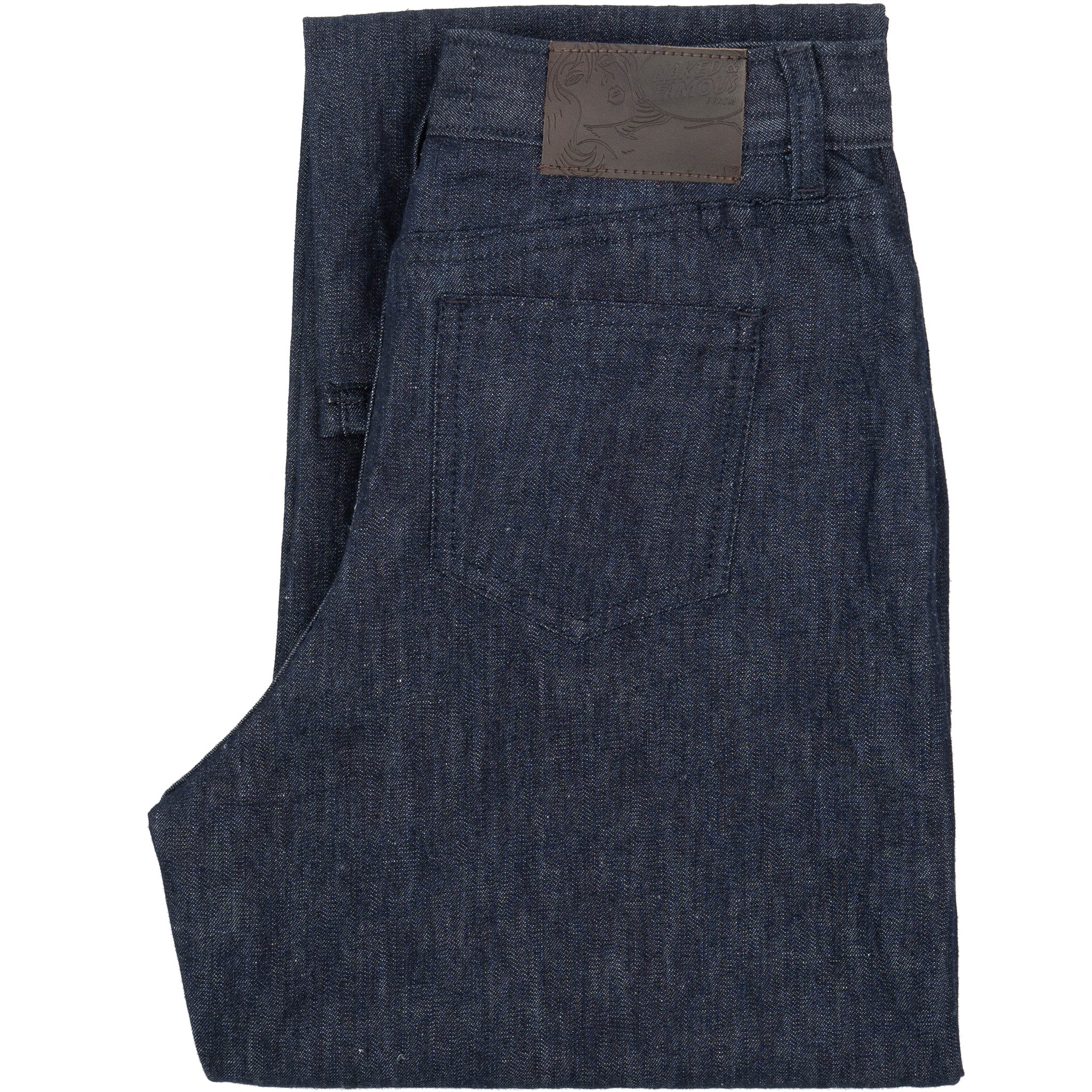 Bestie - Linen Blend Denim - Indigo by Naked & Famous Denim
