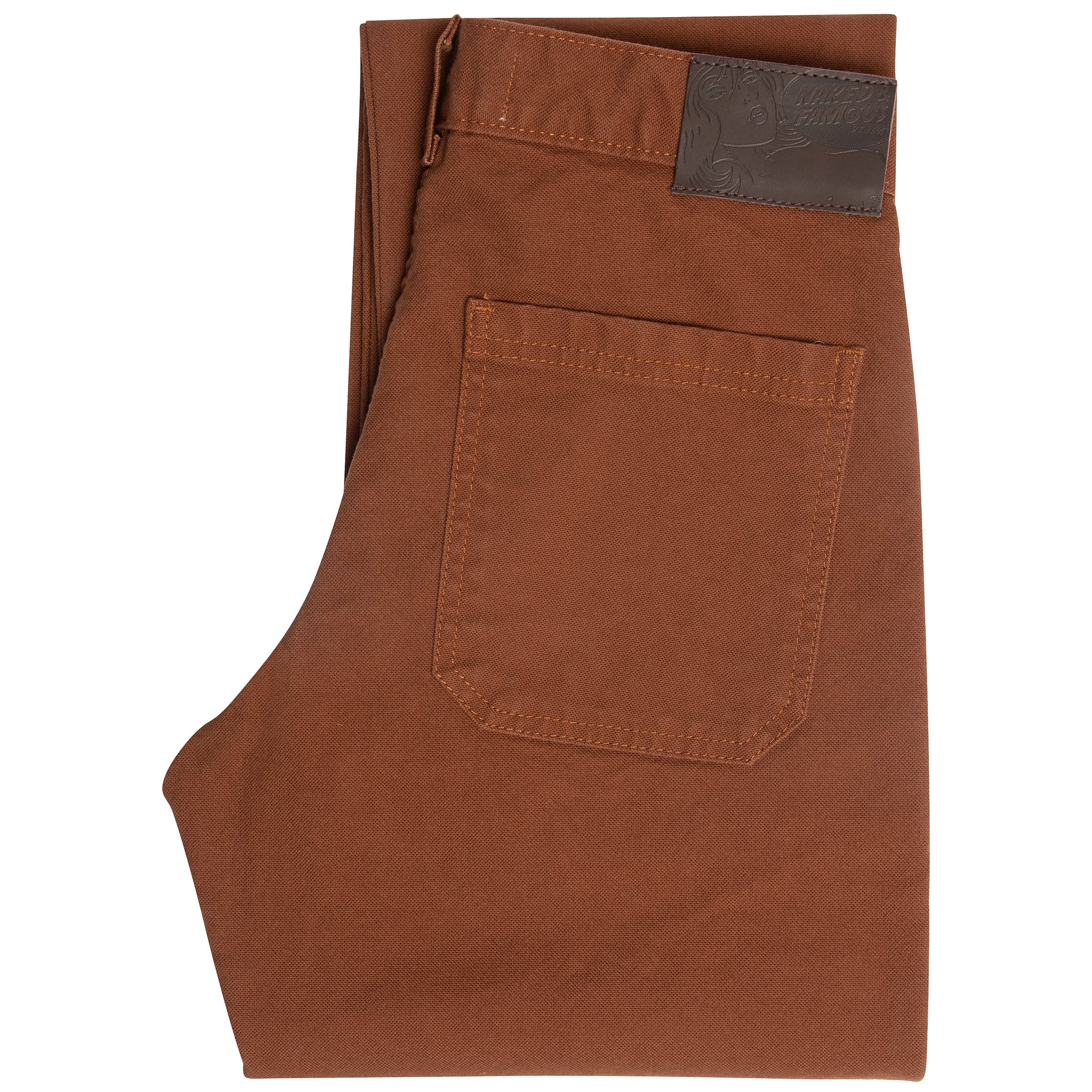 Women's - Fatigue Pant - Brick Canvas by Naked & Famous Denim