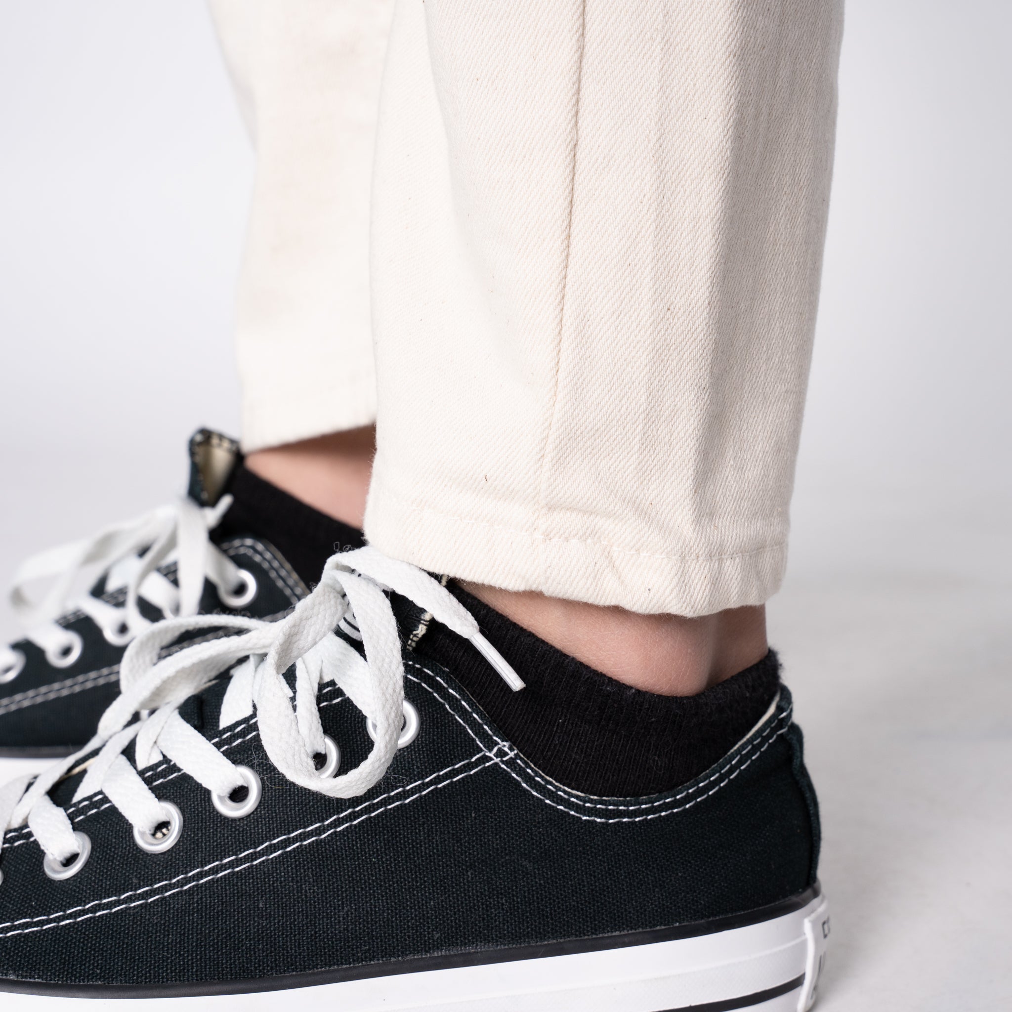 Straight Leg Overalls - Natural Seed Denim by Naked & Famous Denim