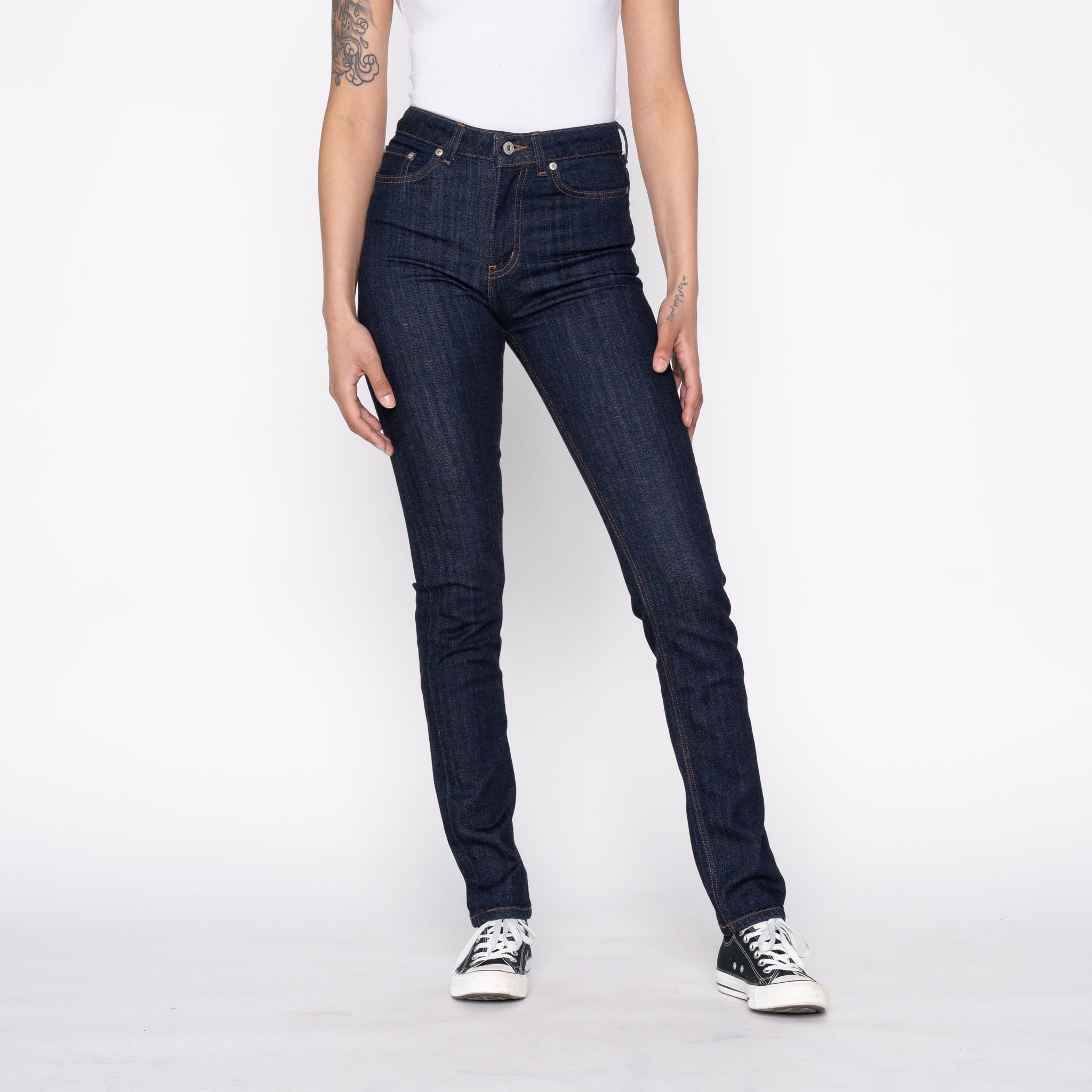 Women's - High Skinny - Cashmere Blend Stretch Denim by Naked & Famous Denim