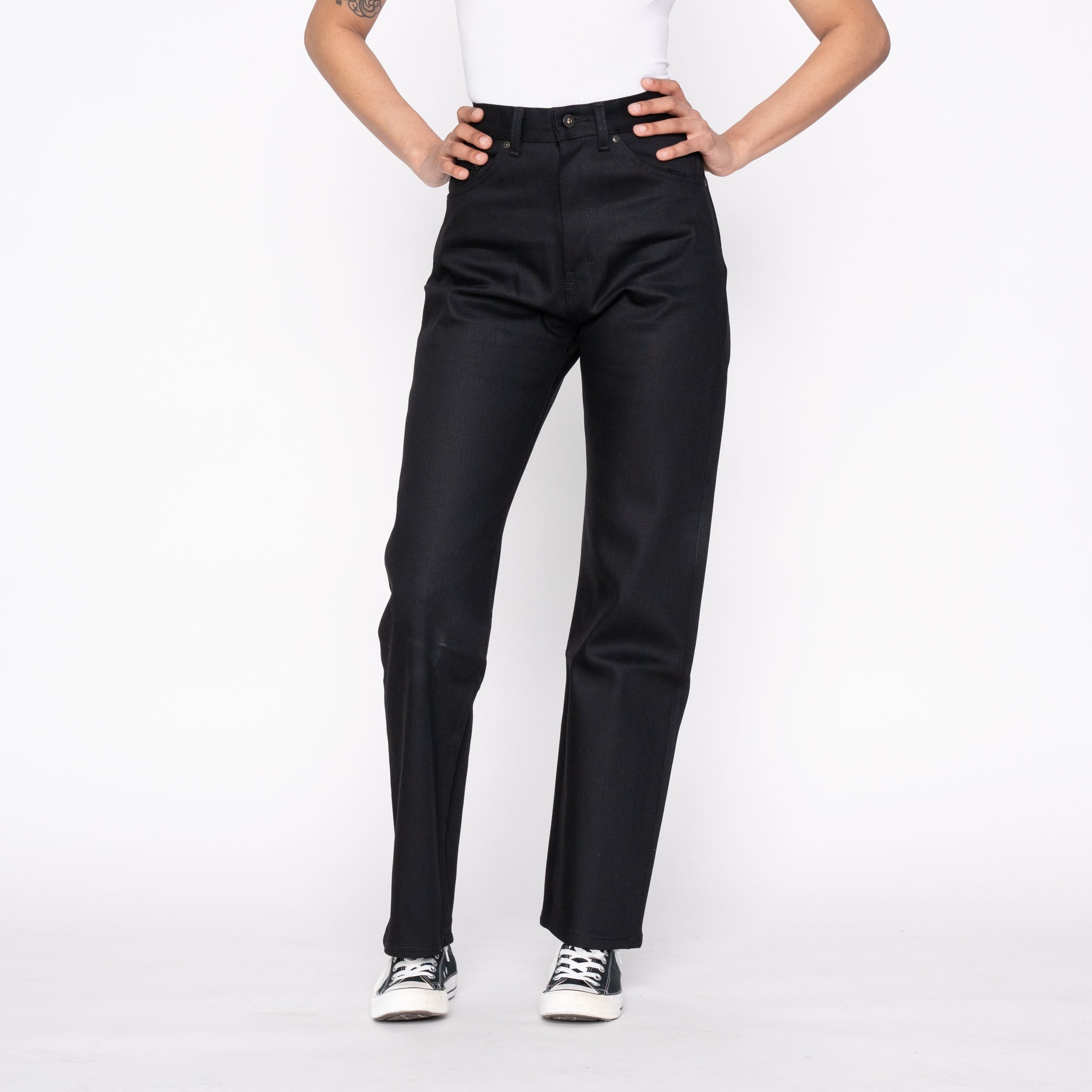 Women's - The Classic - Black Cobra Stretch Selvedge by Naked & Famous Denim
