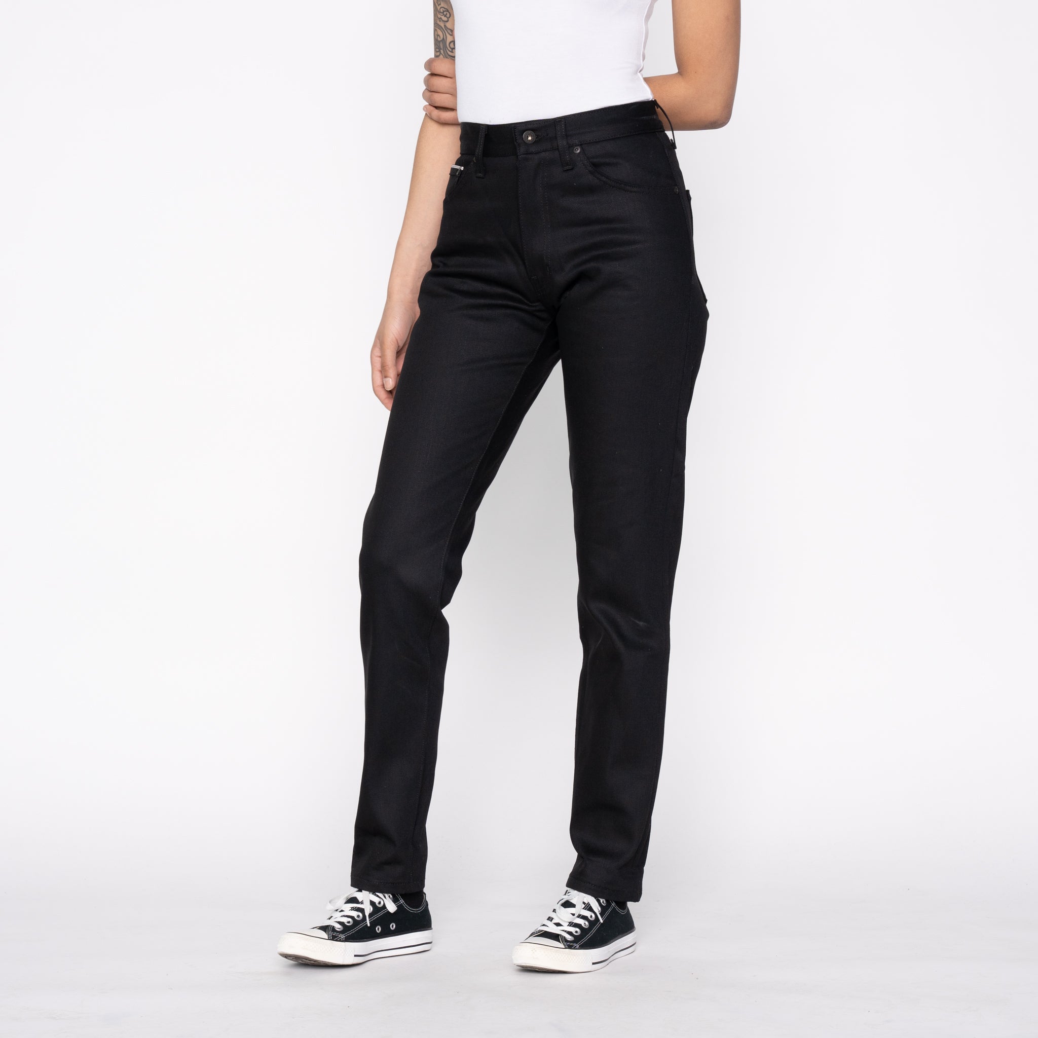 Women's - Max - Black Cobra Stretch Selvedge